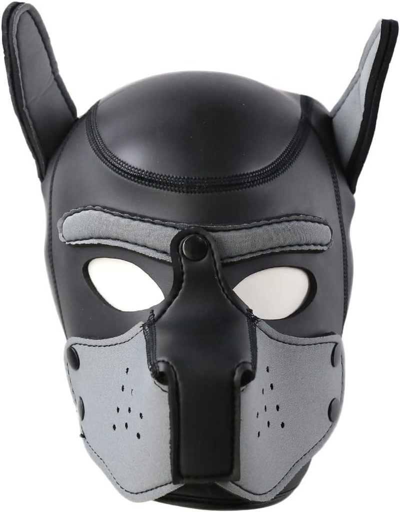 Moleney Unisex Neoprene Dog Head Mask image number 5