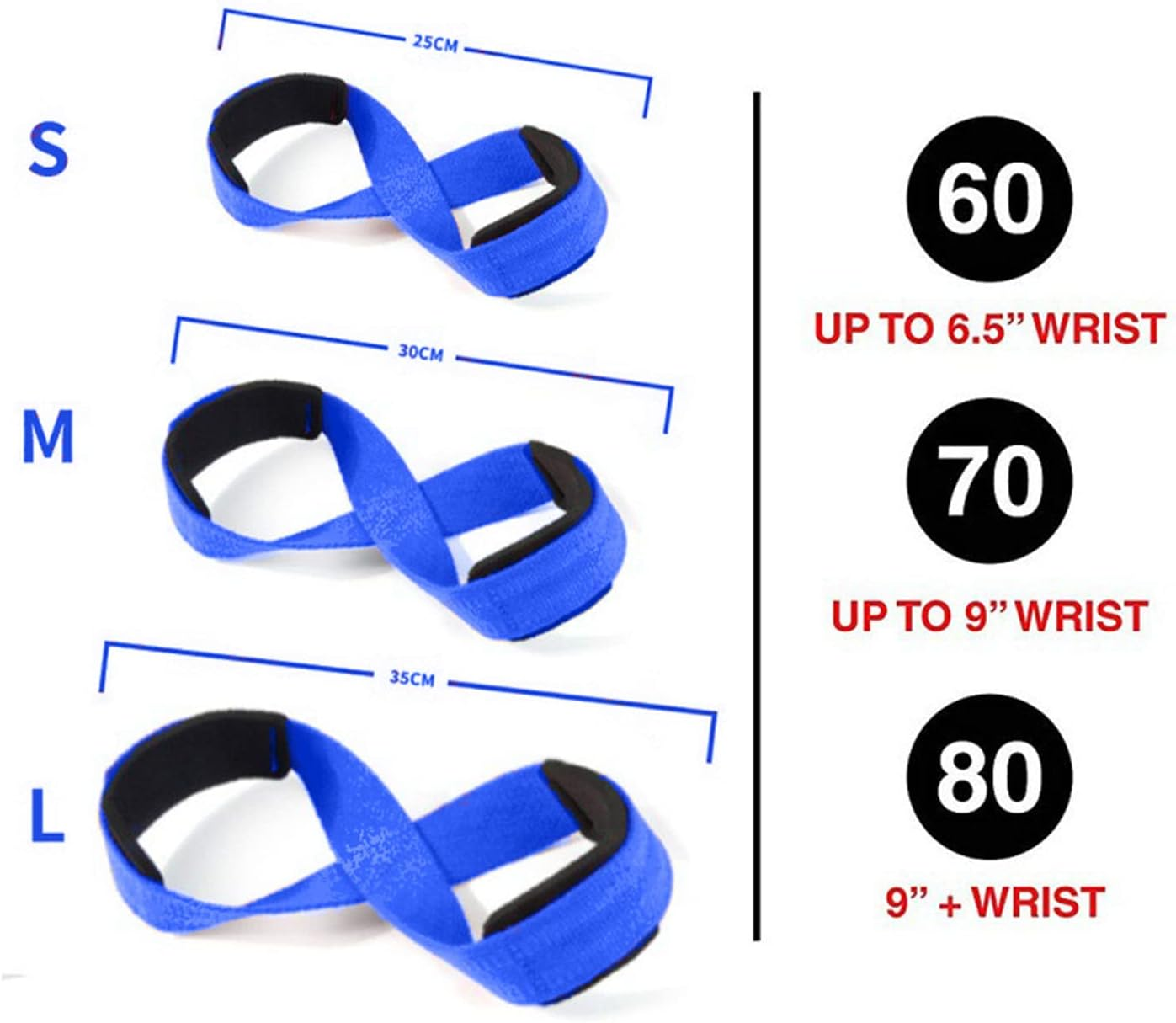 MOPHOEXII Figure 8 Straps for Deadlift-Weight Lifting Straps，Shrugs, and Weightlifting，Strongman & Cross Training Strong Weightlifting Wrist Straps for Men, Women image number 4