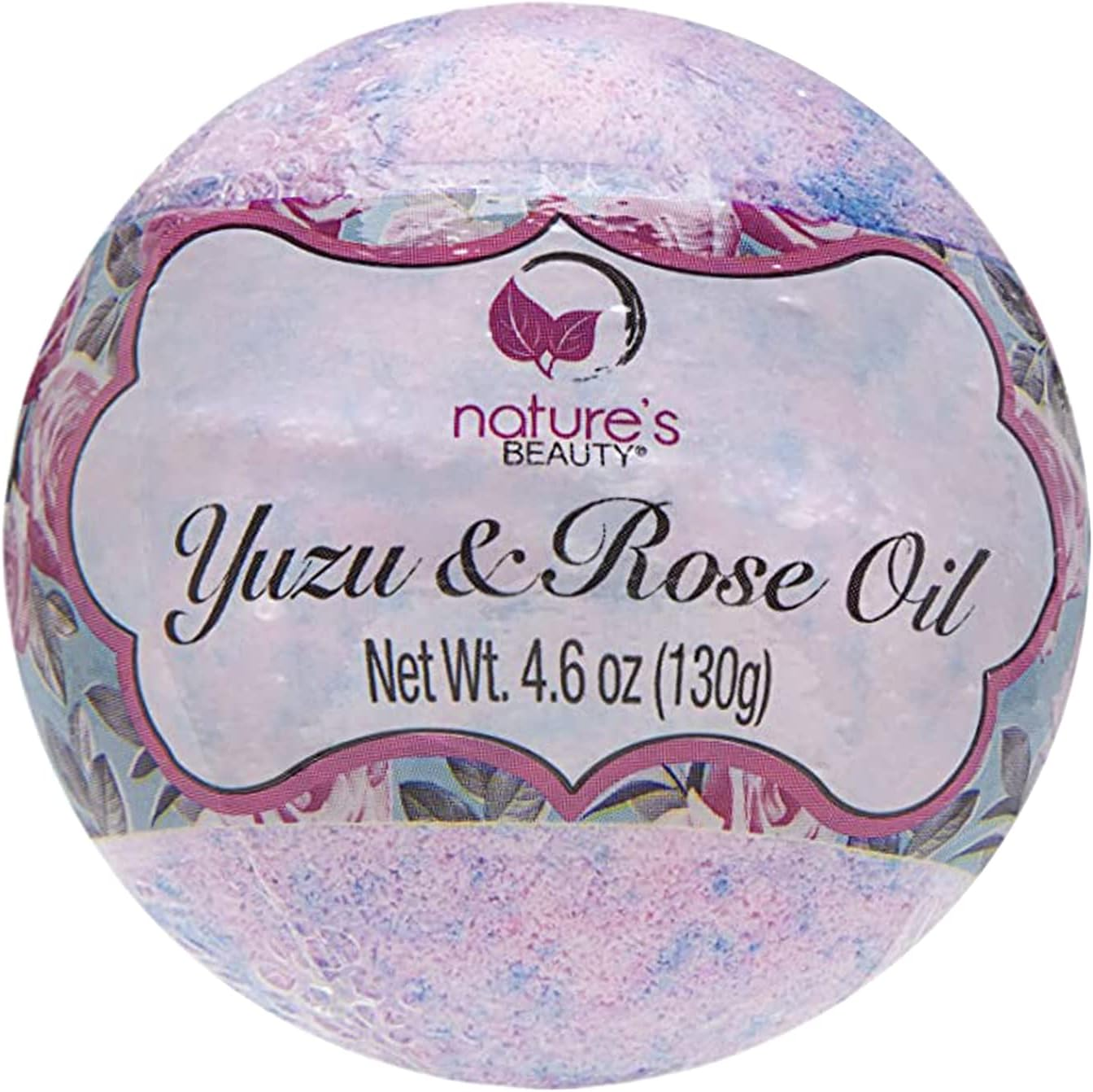 Nature'S Beauty Yuzu & Rose Oil Bath Bomb Multi-Pack - Natural Hand Crafted, Non-Staining, Luxury Fizzy Spa Bomb, Nourish Dull + Dry Skin, Made W/ Coconut Oil + Witch Hazel, 4.6 Oz (4 Pack) image number 5