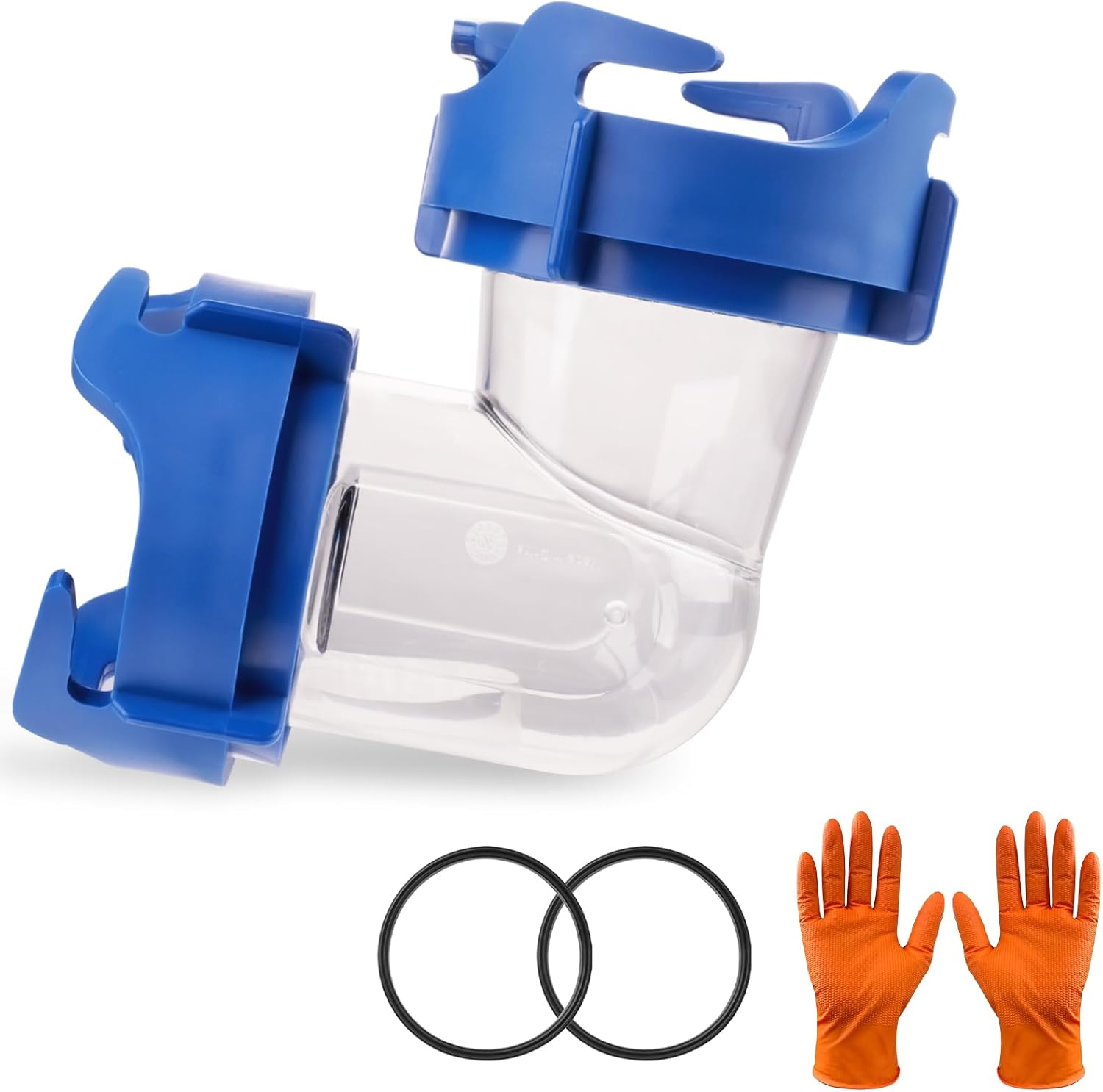 Sheechung 6 PCS RV Sewer Hose Gaskets, Replacement Rubber Gaskets (39834) for RV Sewer Hose Fittings, Ensures Tight Seal and Odor Free, Fit Elbow & Bayonet