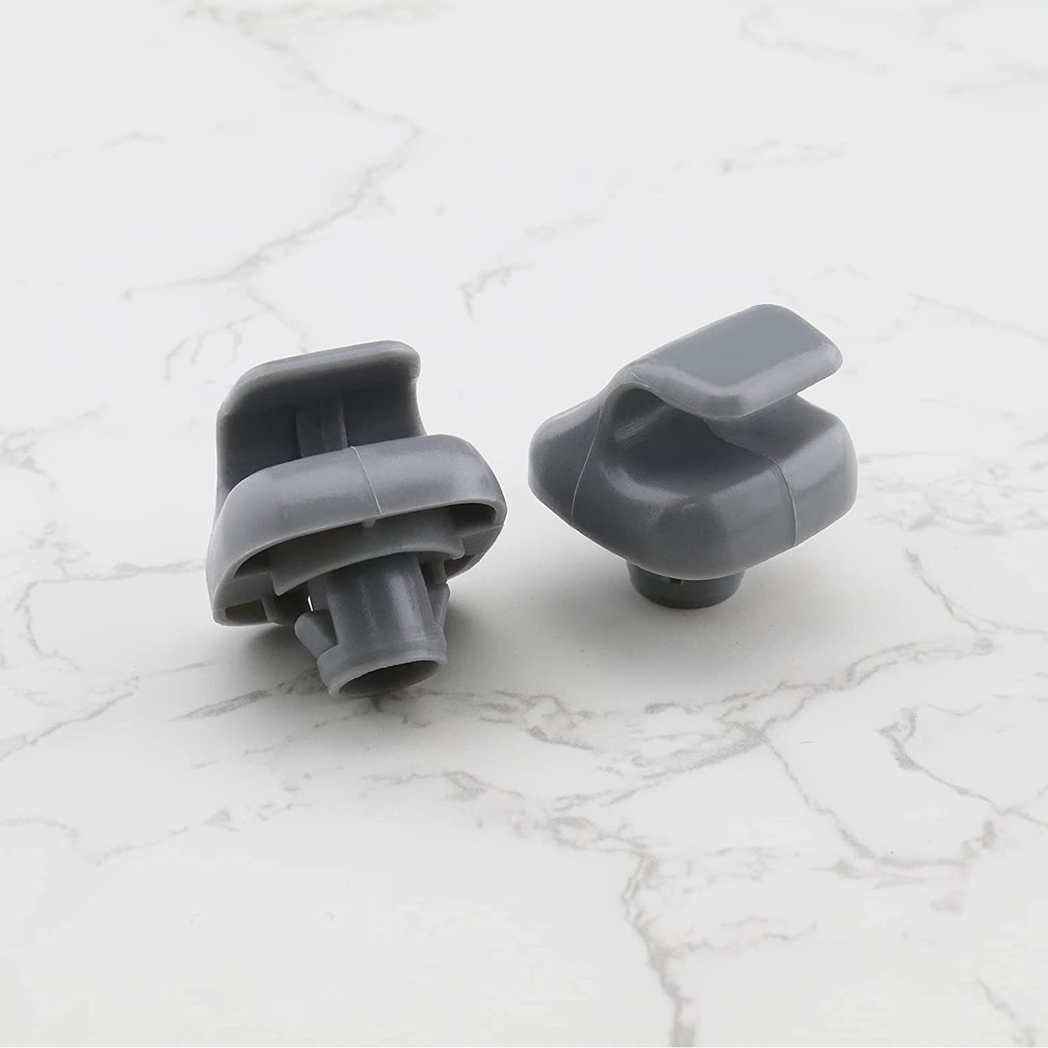 SING F LTD 2Pcs Sun Visor Clips Replacement 88217S04003ZA Compatible with Honda Accord/Civic/Cr-V/Odyssey/Ridgeline Sun Visor Holder Bracket Grey image number 1