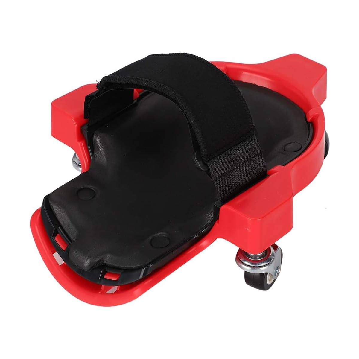 AIMALL Rolling Knee Pad with Universal Wheels Ergonomic Kneeling Mat for Bricklayer Floor Tile Car Repair Gardening Red Black Nylon ABS Metal 8.7In X 3.5In X 11.6In image number 1