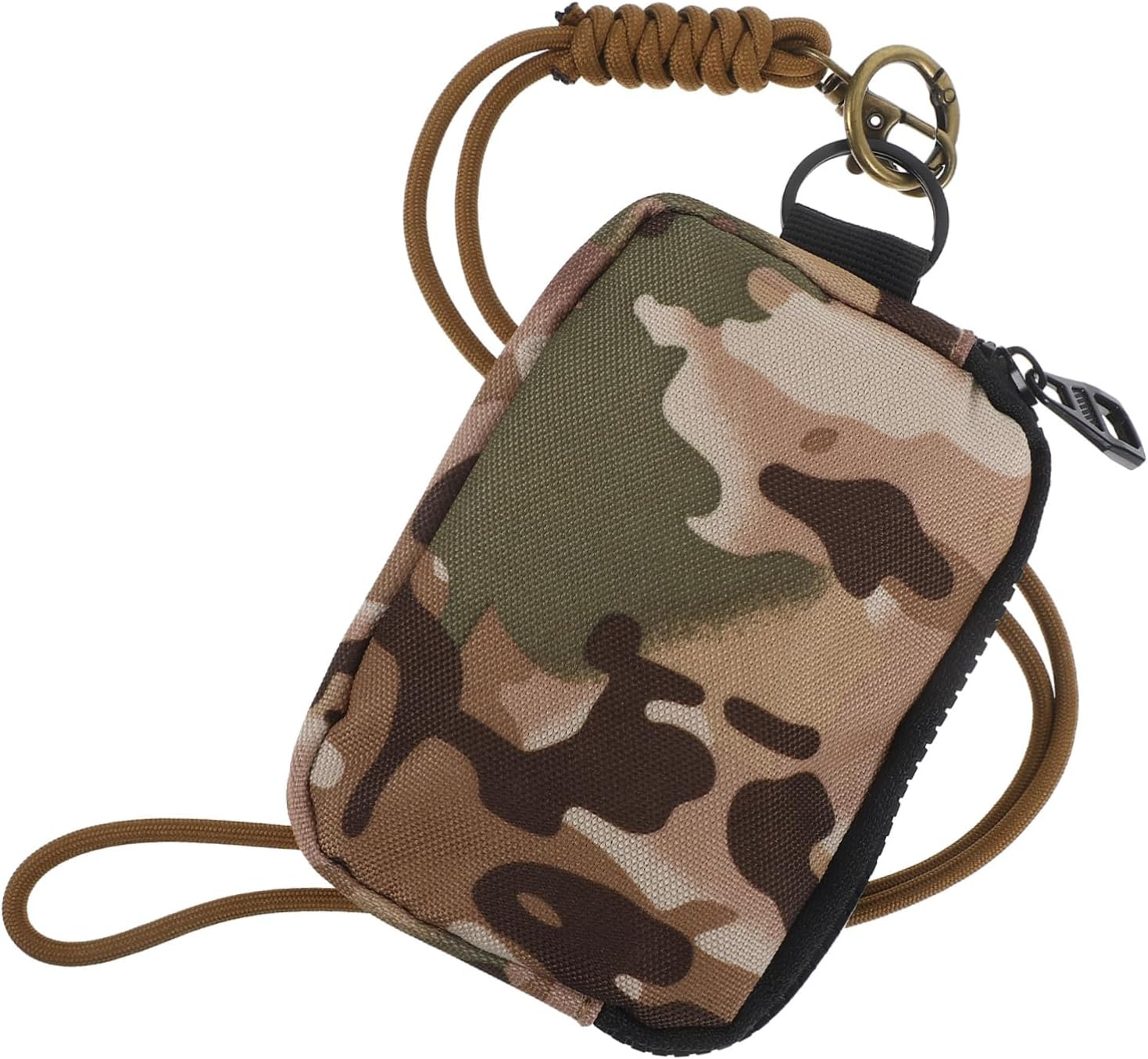 Mobestech Outdoor Leisure Lanyard Bag Portable Coin Purse Pocket Organizer for Credit Card Id Card Keys Jewelry Storage Bag image number 3