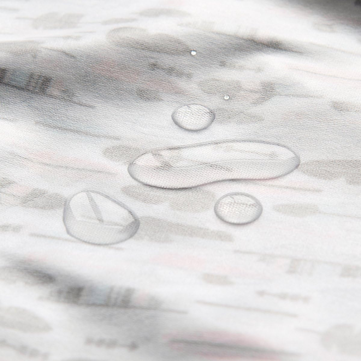 ALVABABY 2 Pack Large Wet Dry Bag Waterproof Hanging Cloth Diaper with Double Zippered Pockets 25X18 Inches HL-WB01H001-AU1