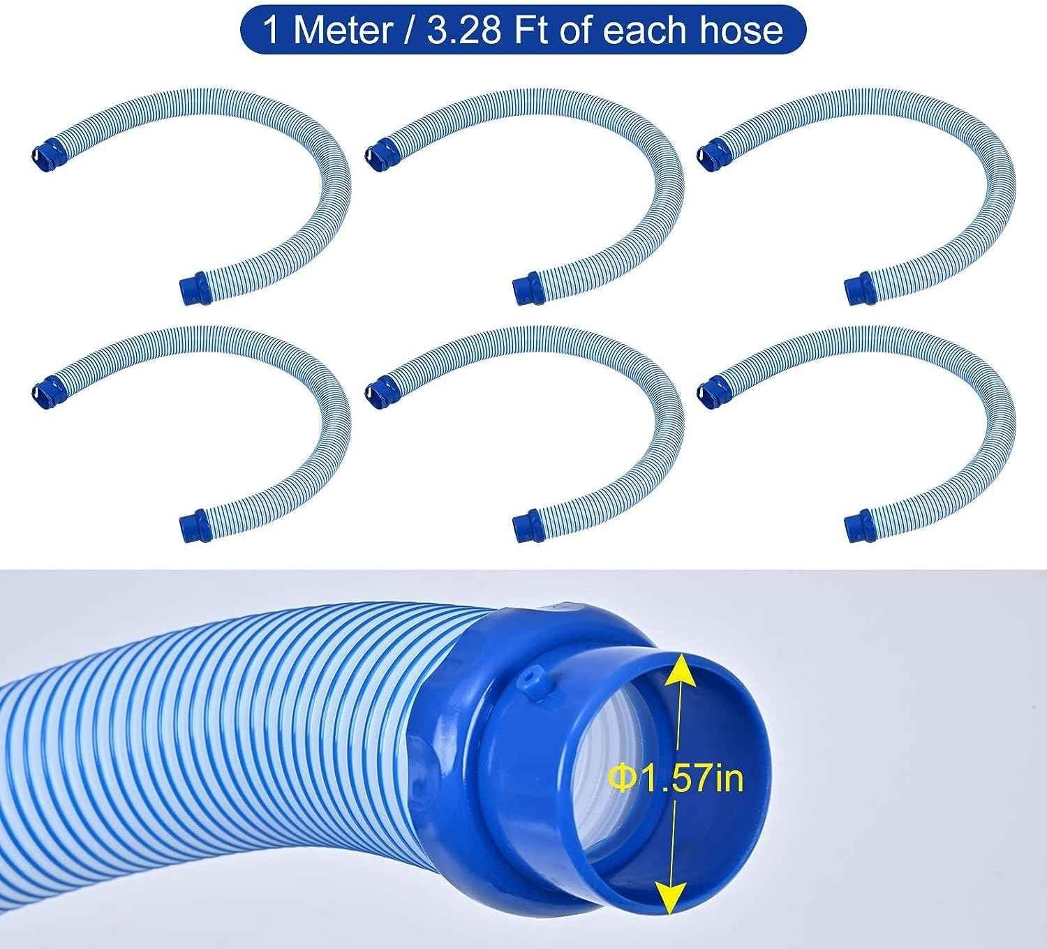 Pool Cleaner Vacuum Hoses, Fast Twist Lock Hose Replacement Kit Compatible with Zodiac Baracuda MX6,MX8,X7,T3,T5 Swimming Pool Cleaner Hose, Set of 4 Pack image number 1