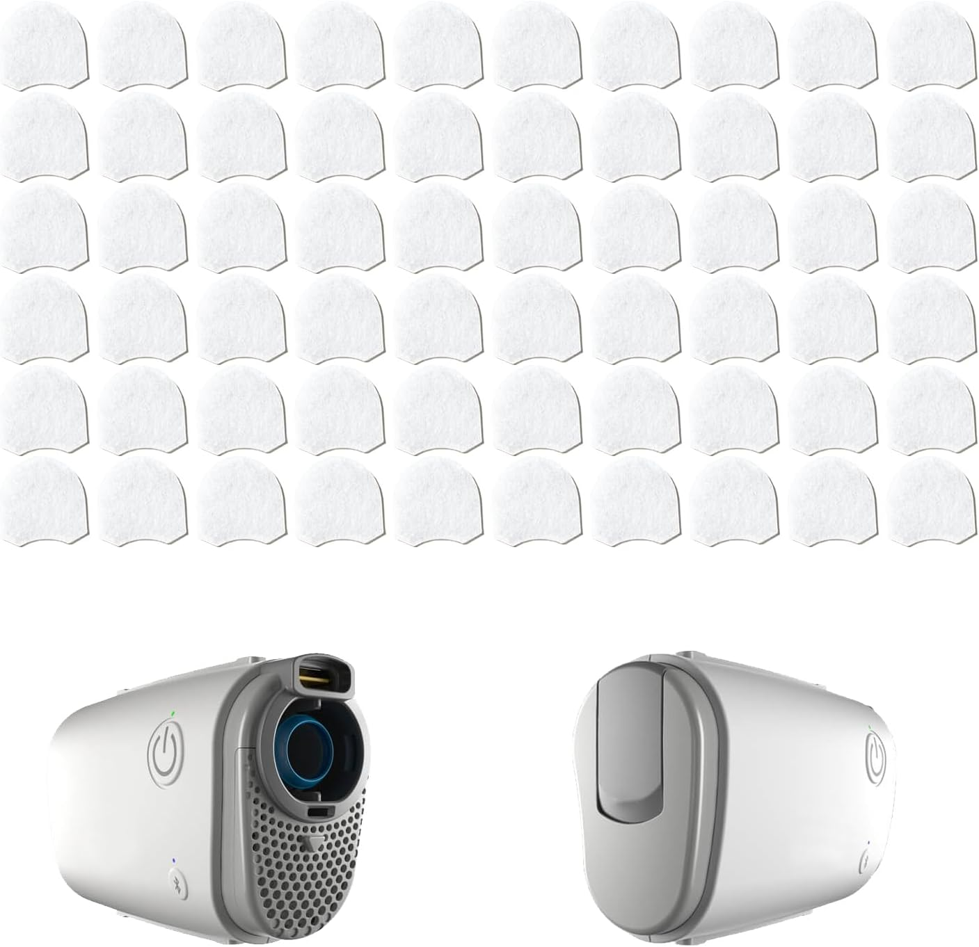 Replacement Airmini CPAP Filter - 60 Pack - Compatible with Resmed Airmini - for Travel or Home Use (60P)