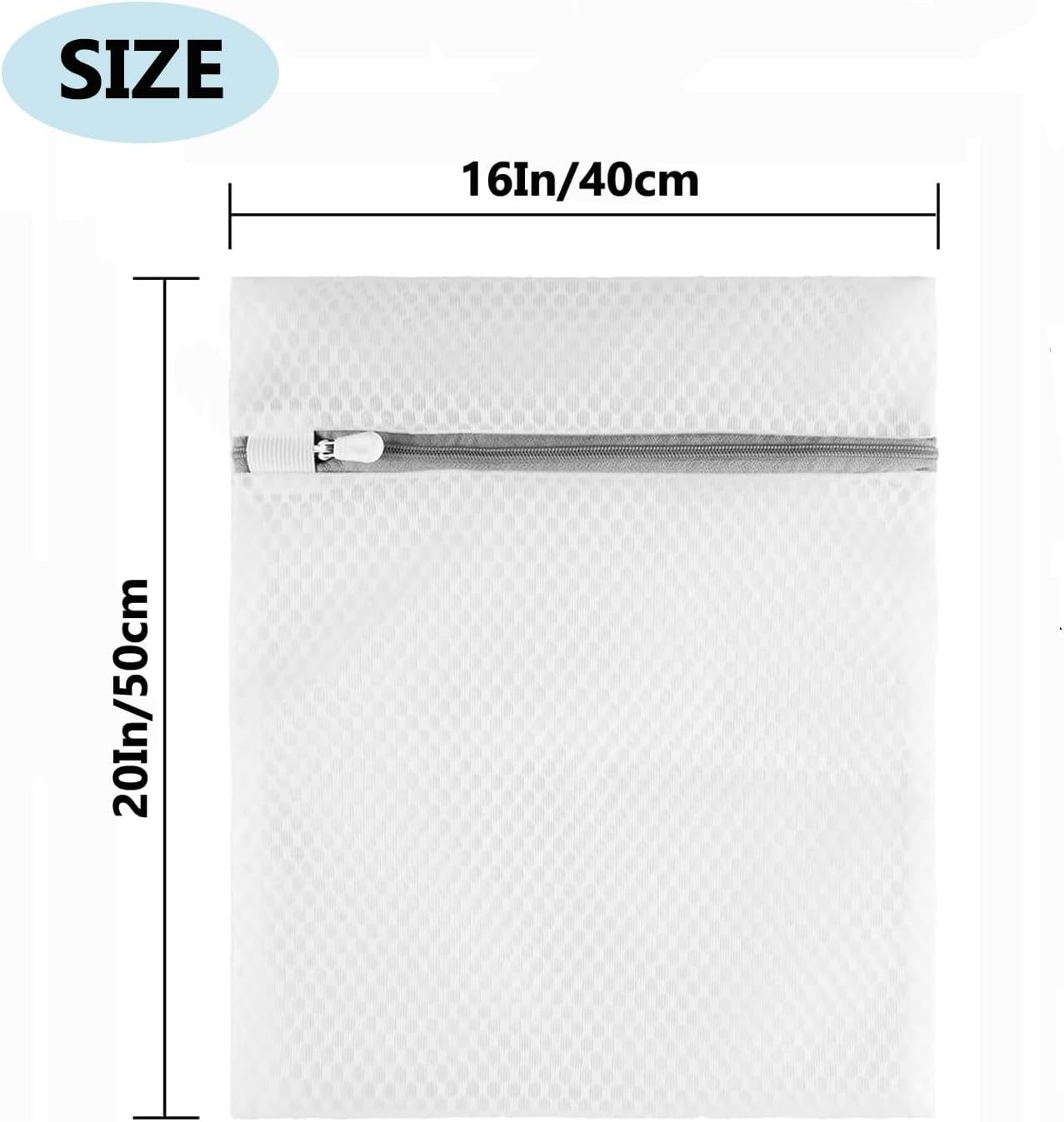 Aieve 3 PCS Honeycomb Mesh Laundry Bags, 16 X 20 Inch Durable Washing Bag for Smalls, Clothing, Footgear, Travel Storage Organize Bag (3 Large)