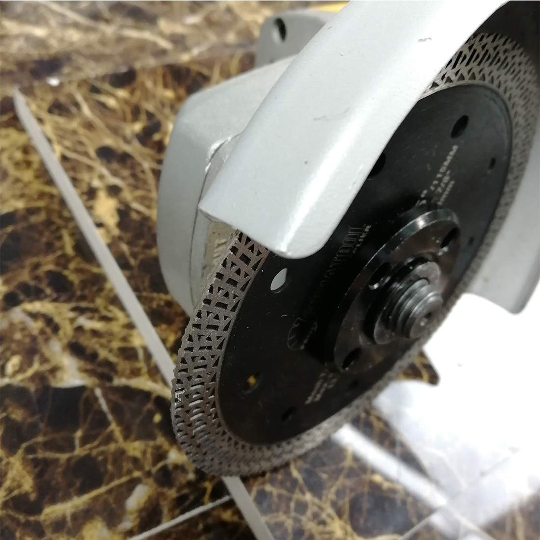 SHDIATOOL Diamond Porcelain Saw Blade Dia 125Mm / 5 Inch with Mesh Turbo for Tile Ceramic Granite Marble image number 6