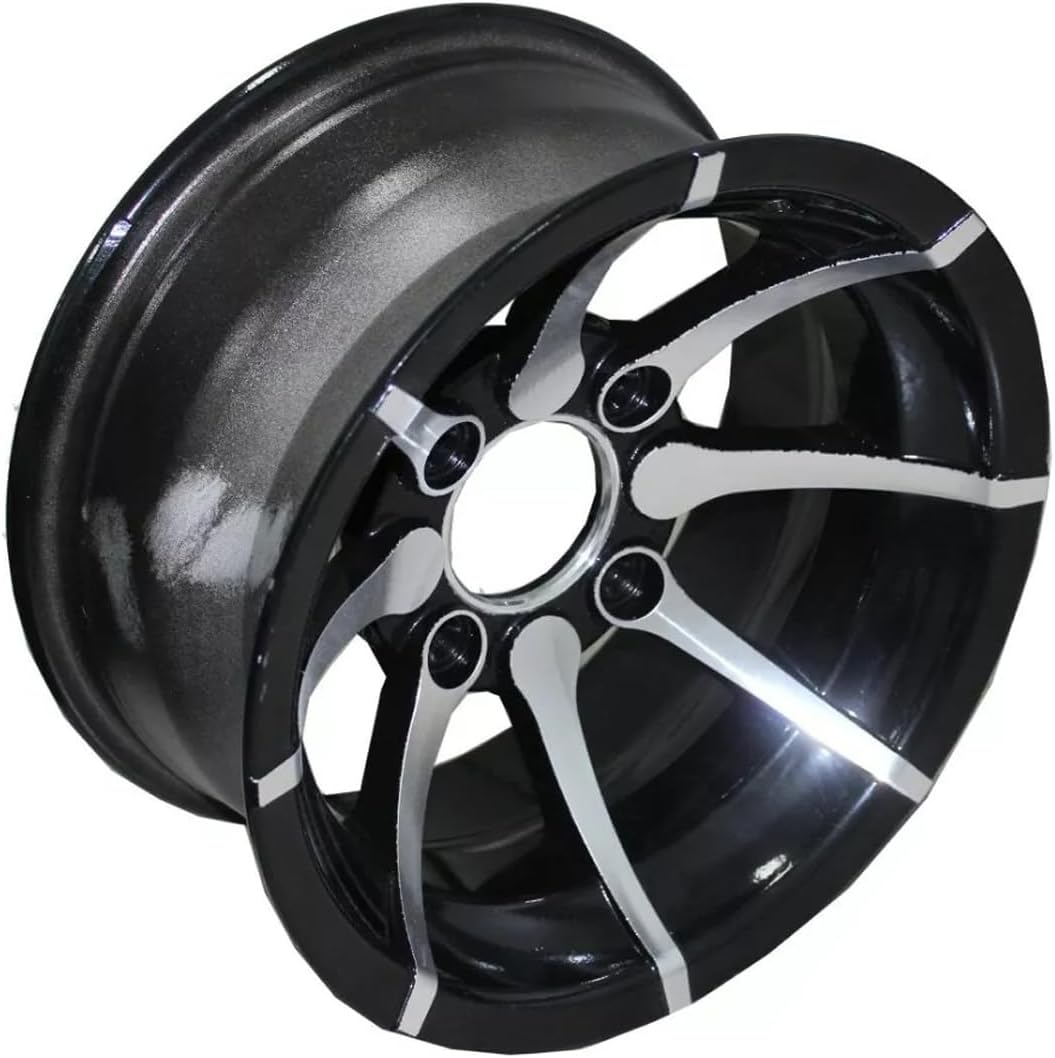 TDR 25X10-12 Inch Rear Alloy Wheel Rim Quad ATV Buggy Off-Road Durable Alloy Construction Replacement Rim Dirt Bike Parts image number 5