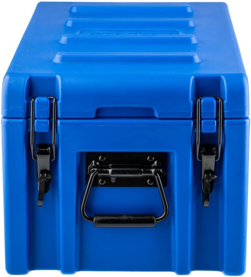 2 X Adventure Kings 45L Tough Front Opening Storage Box Strong Handle Cargo Case