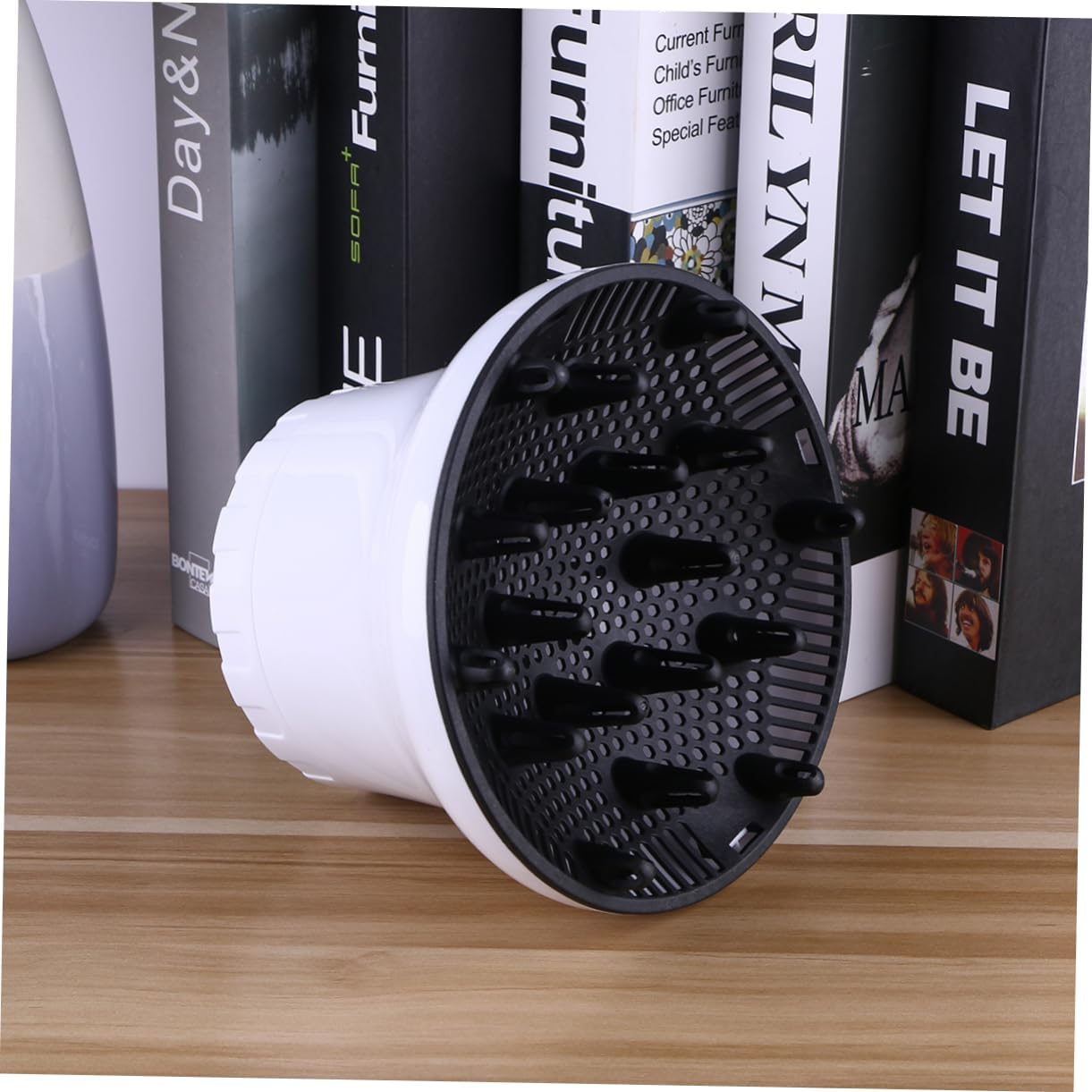 CALLARON Hair Dryer Diffuser Attachment for Curly Straight Wavy Hair Heat Resistant Nozzle image number 2