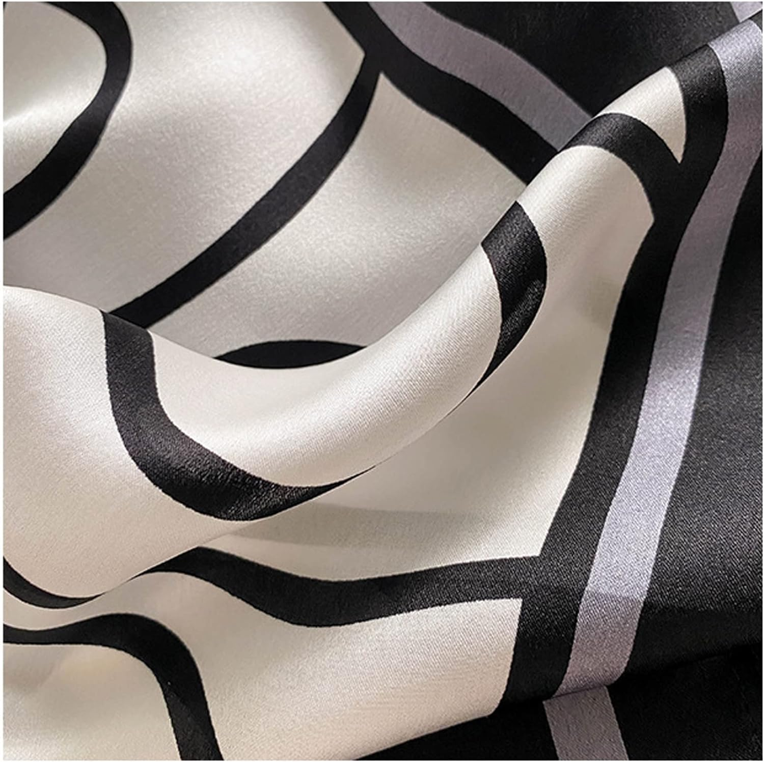 Aufeel Women'S 100% Pure Mulberry Silk Small Square Scarf - Neckerchief Women - Silk Headscarf - 21" X 21" image number 3