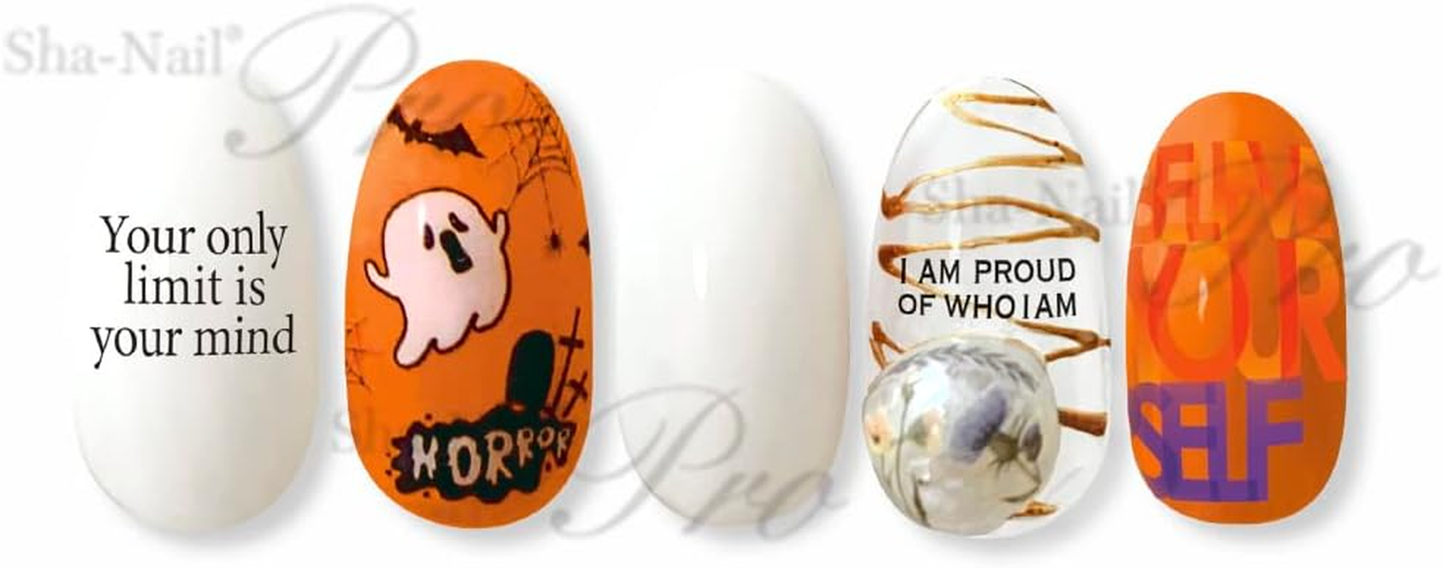 Sha-Nail Pro Gradation Font Orange Miracle image number 1