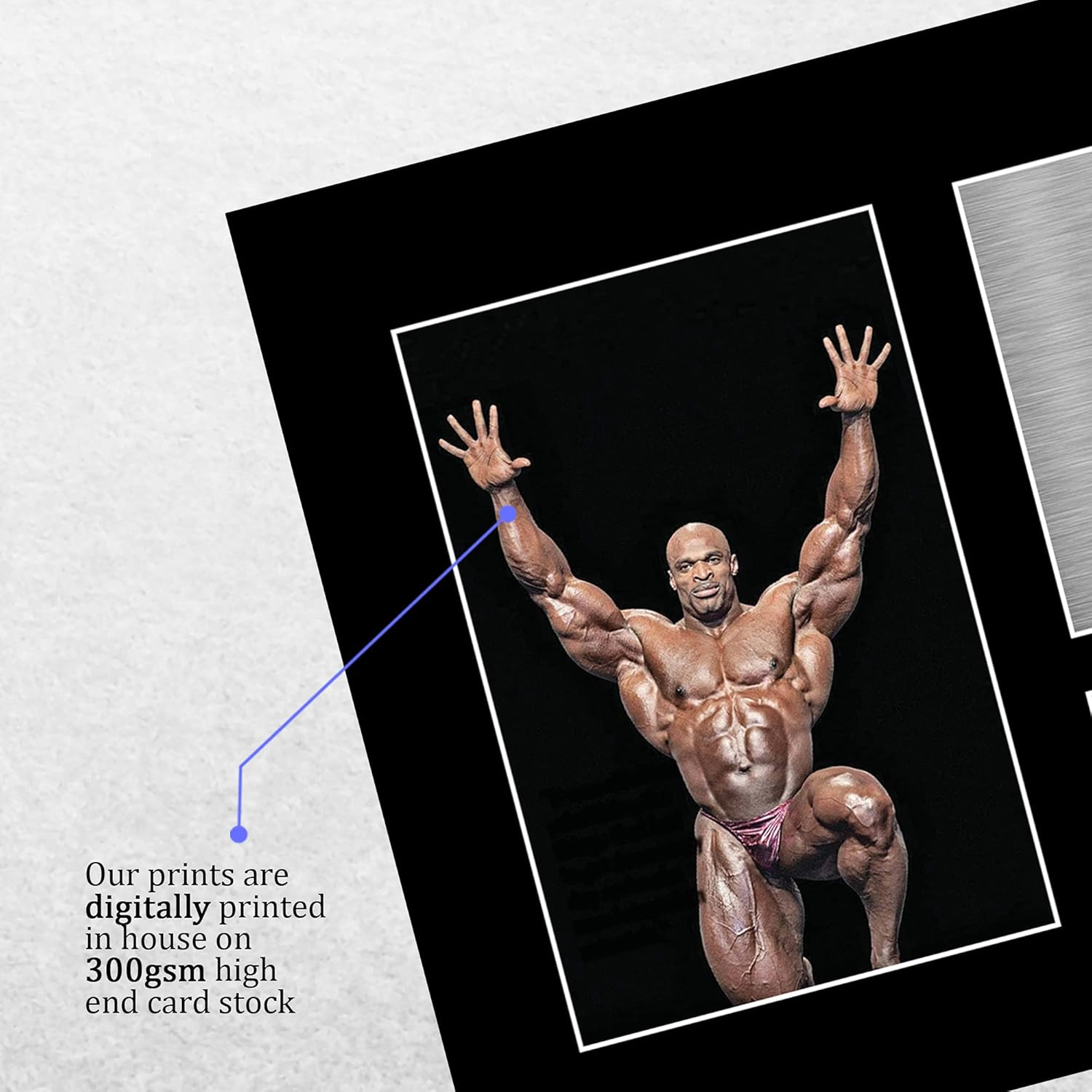 HWC Trading A4 Ronnie Coleman Mr Olympia Gifts Printed Signed Autograph Picture for Body Building Memorabilia Fans - A4 image number 1