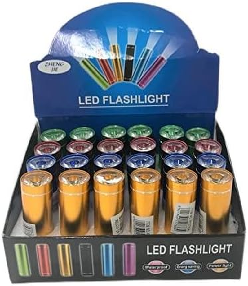 Lylac Mini LED Torch, 2.5 Cm X 9 Cm Size, Assorted Colour