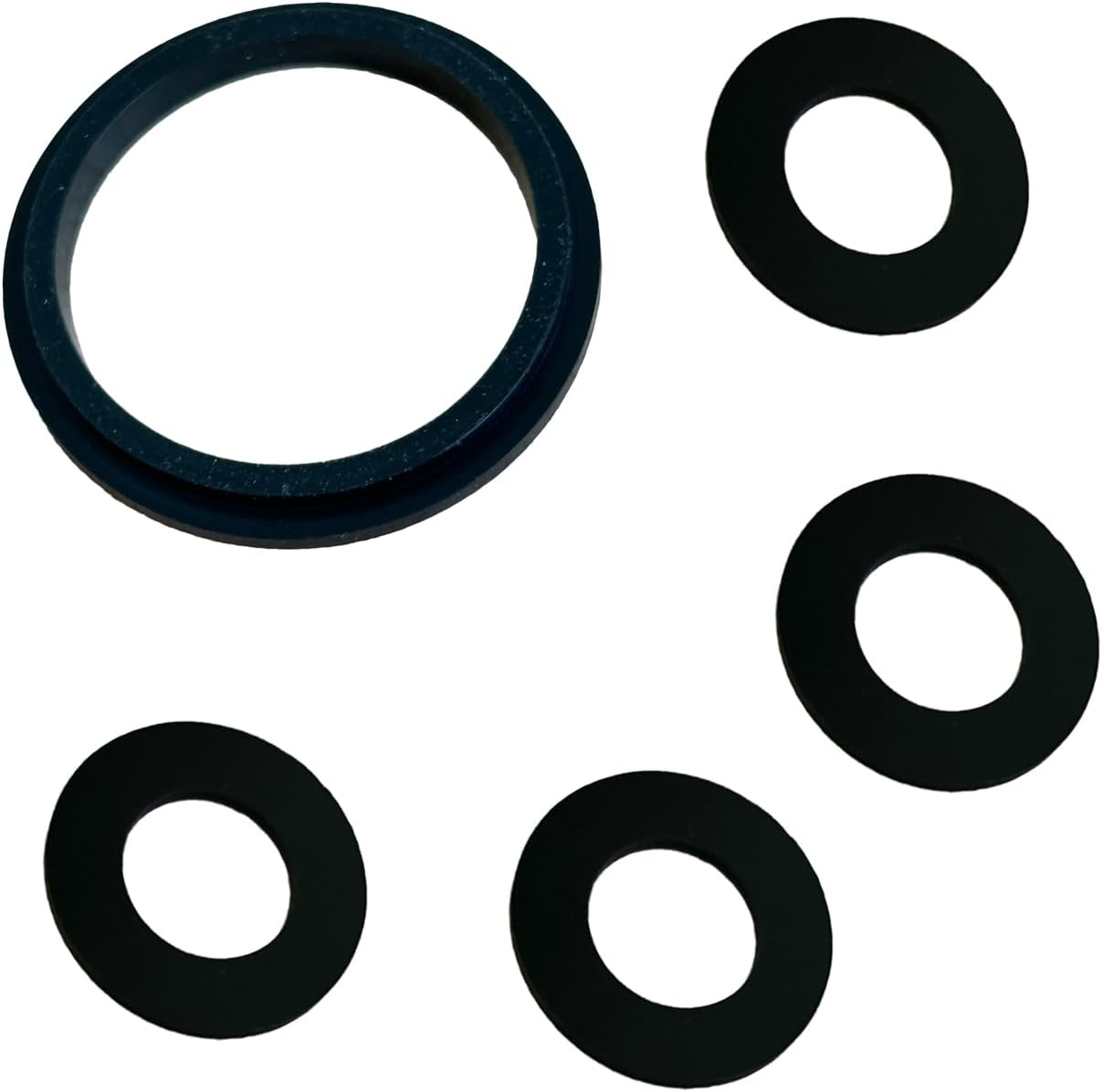 5 X Plug Seals Washers Fits Coleman Saluspa for Lay-Z-Spa, a and B/C Connector Seals Gaskets (Black) image number 2