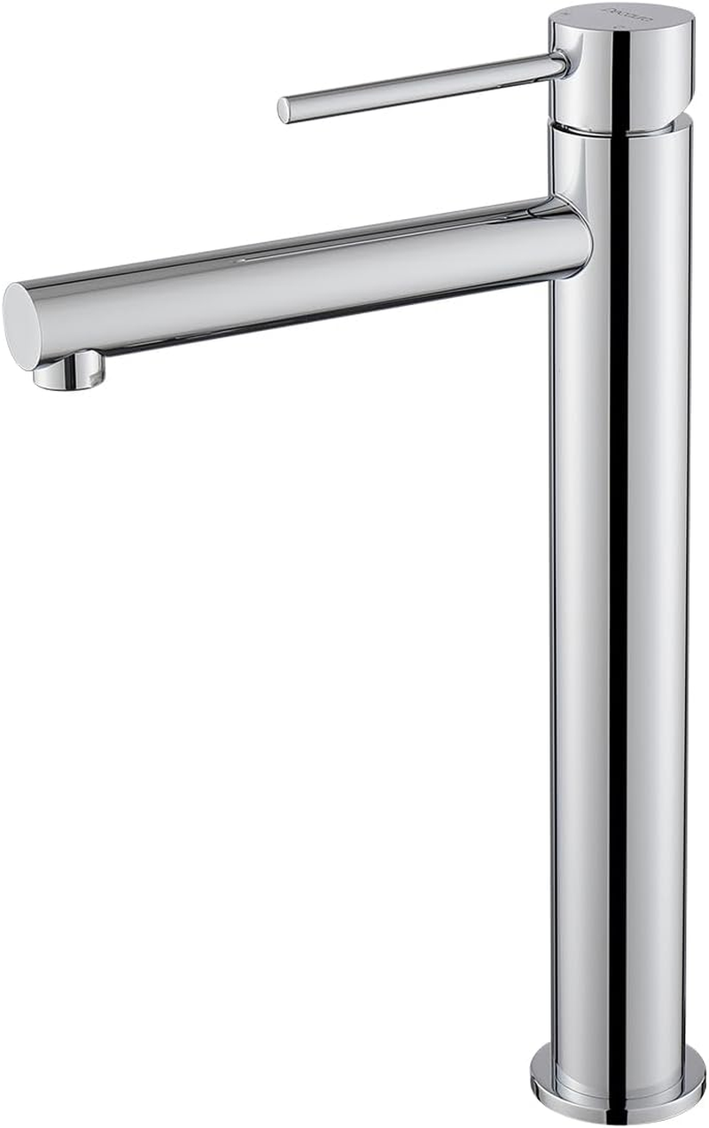 Decaura Basin Mixer Tap for Small Sink, Lead-Free Bathroom Sink Taps, WELS Water-Saving Sink Faucet (Chrome, Spout Height-89Mm)