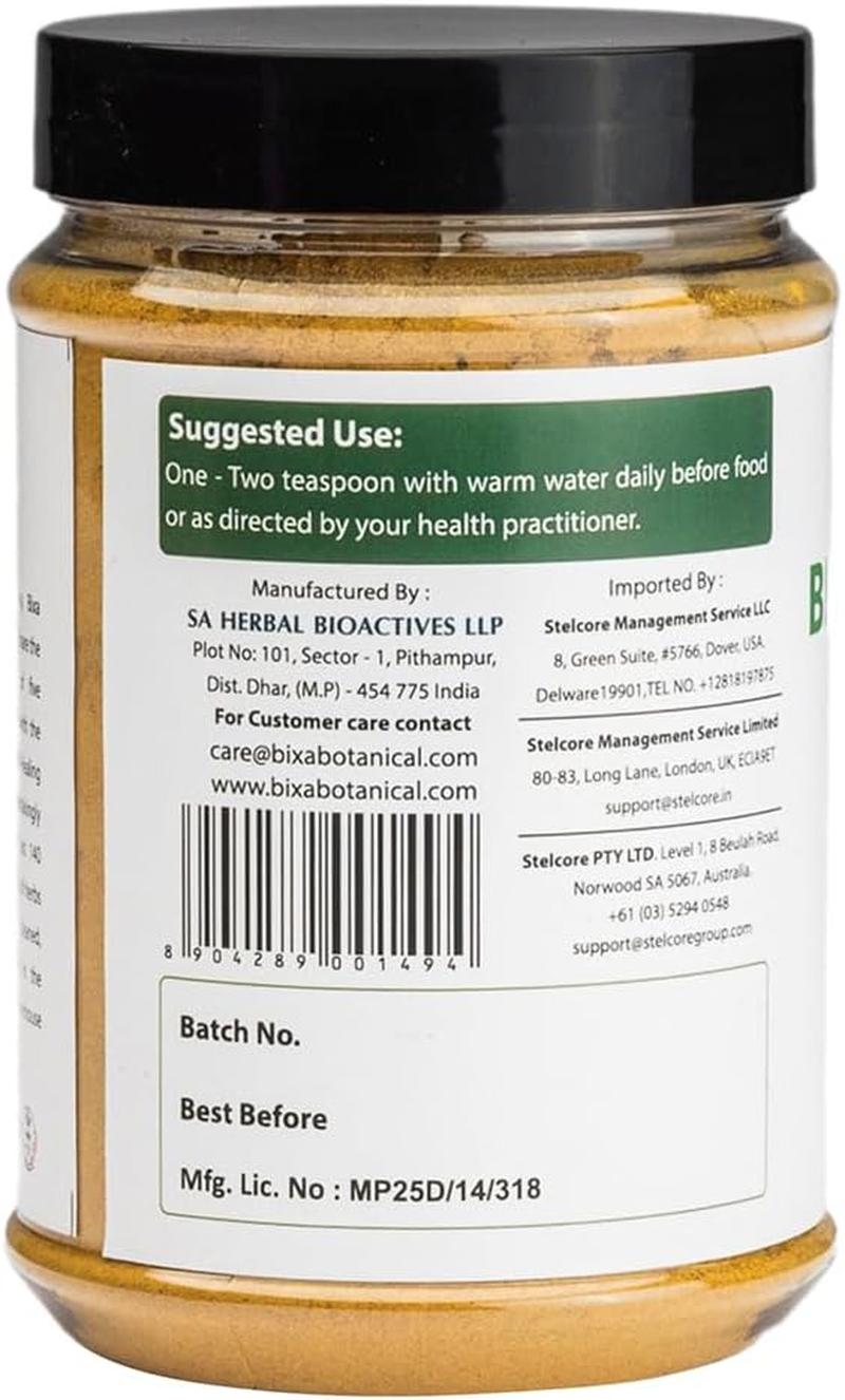 Bixa BOTANICAL Bitter Melon Powder - 200G / 7 Oz (Momordica Charantia/Karela Fruit Powder) | Ayurvedic Herb for Blood Sugar Control & Improves Liver Function | Herbal Supplement for Skin and Stomach image number 5