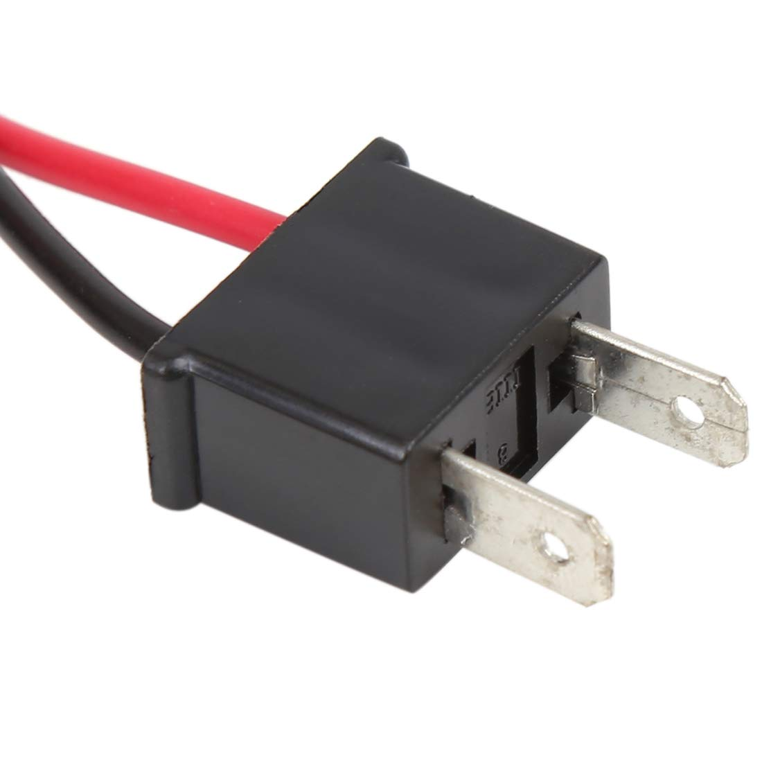 X AUTOHAUX Universal HID Relay Wiring Harness Single Beam Kit H1 H7 for Car image number 5