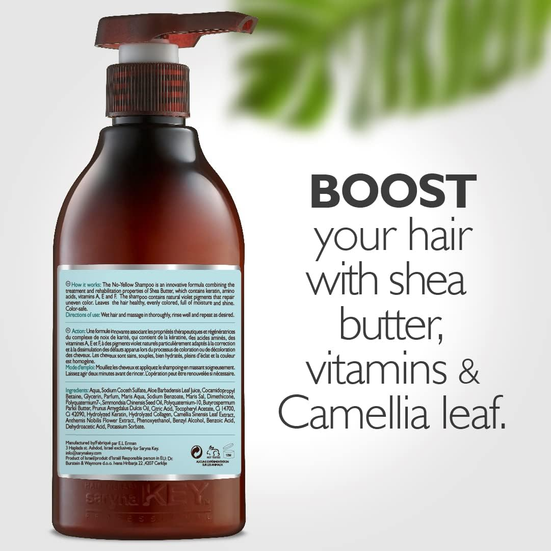 Saryna Key Neutralizing Pigment Shampoo for White and Gray Hair 300Ml image number 4