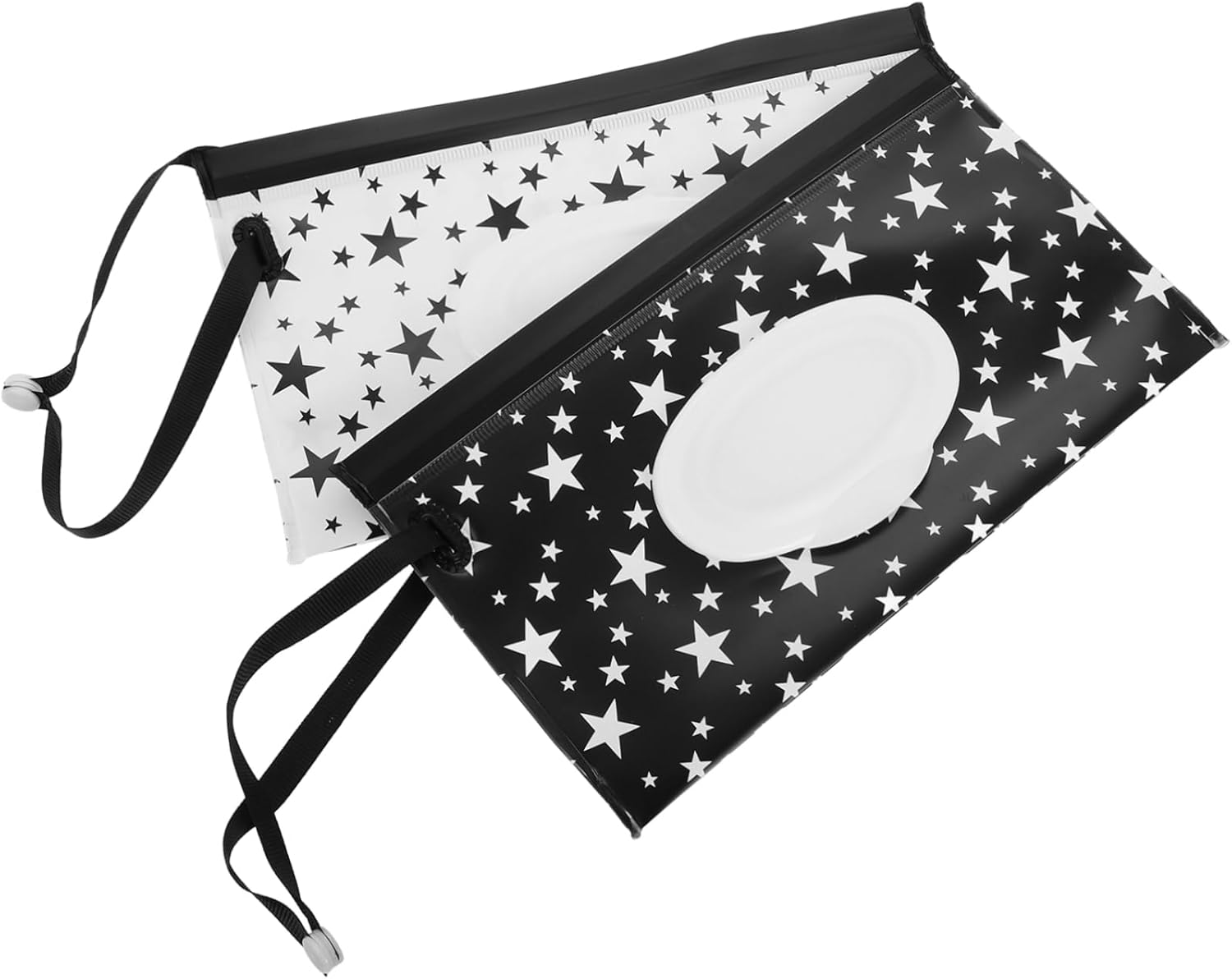 2Pcs Elegant Wipe Dispenser Bag Portable Tissue Holder Flip Lid for Home Go image number 2