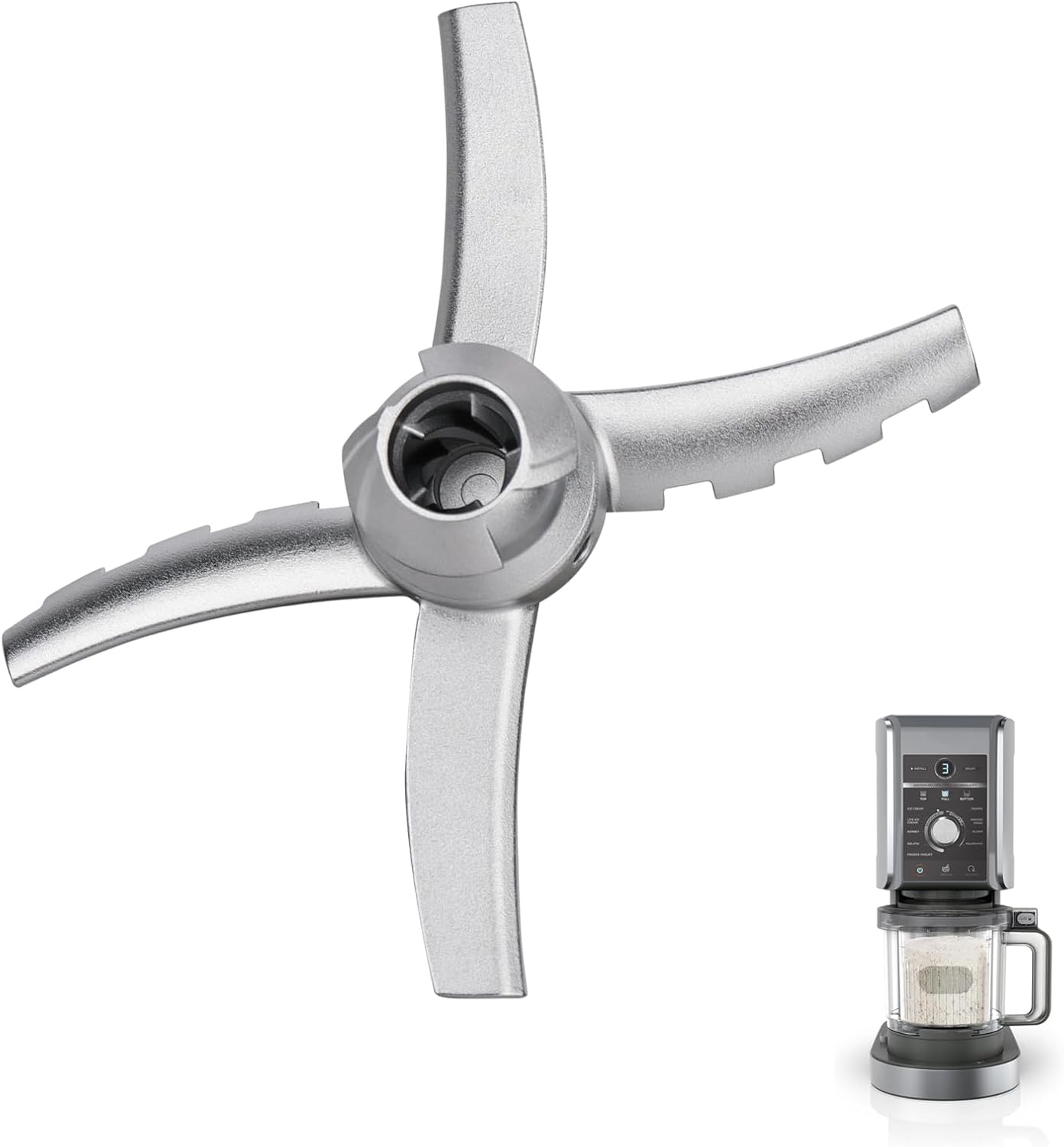 Replacement Paddle Blade for Ninja Creami NC300 Series Ice Cream Makers - Paddle Blade Replacement for Ninja Creamerizer NC299AMZ NC301 CN305A NC101 NC201