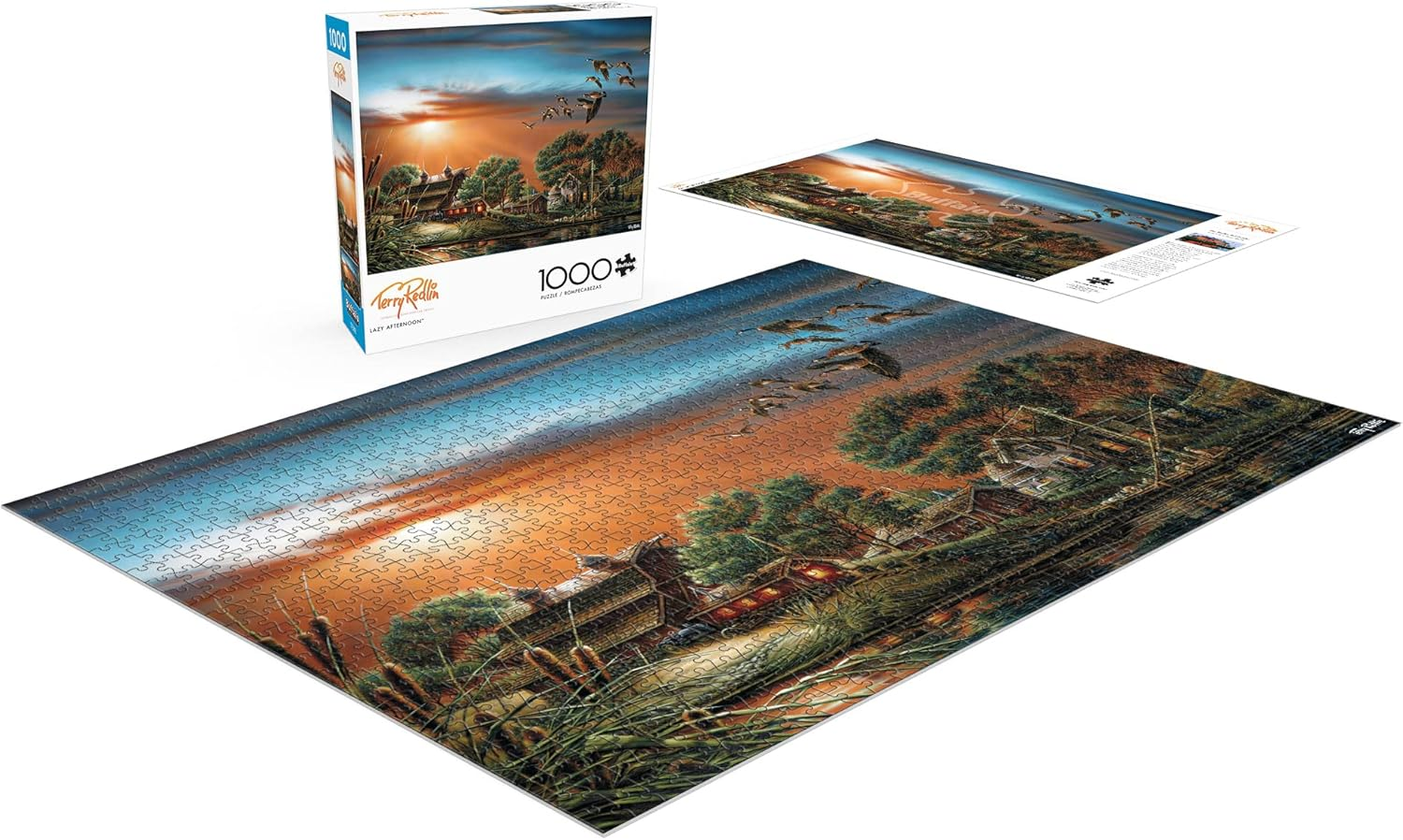 Buffalo Games - Terry Redlin - Lazy Afternoon - 1000 Piece Jigsaw Puzzle image number 2