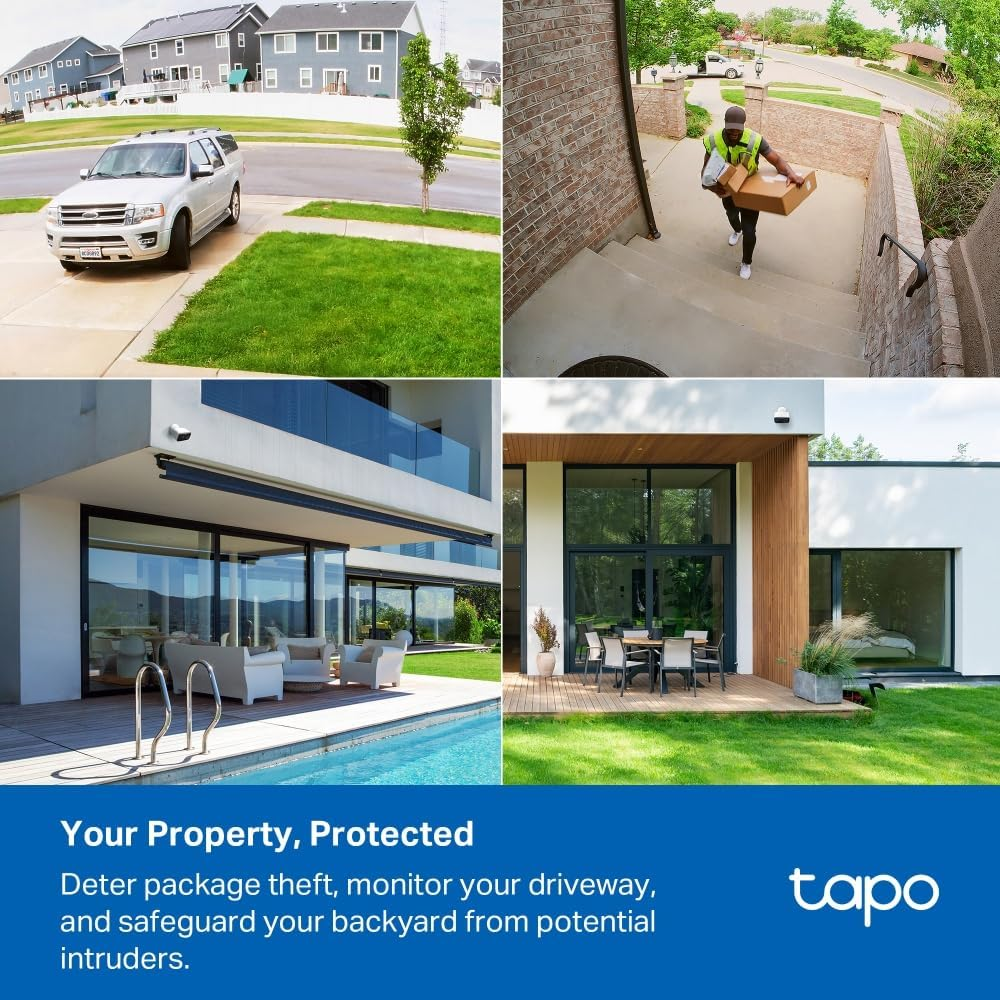 Tapo Tp-Link Smart Home Solar-Powered Indoor/Outdoor Security Camera, Wireless, 2MP, IP65, Colour Night Vision, Free Smart AI Detection, Notification, No Hub Required, Microsd Card Slot (Tapo C400) image number 4