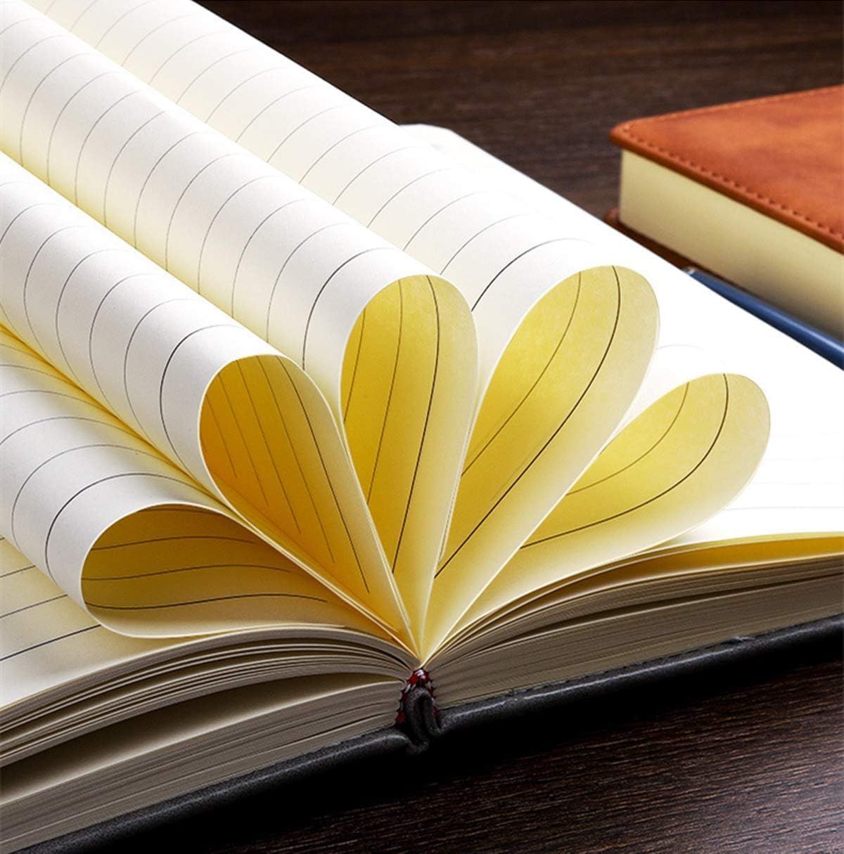 Mumoo Bear A5 Ruled Notebook Journal 180 Sheet/360 Page with Pen Loop, Hardcover Writing Notebooks, Perfect for Office Home School Business Writing and Composition (Light Blue) image number 6