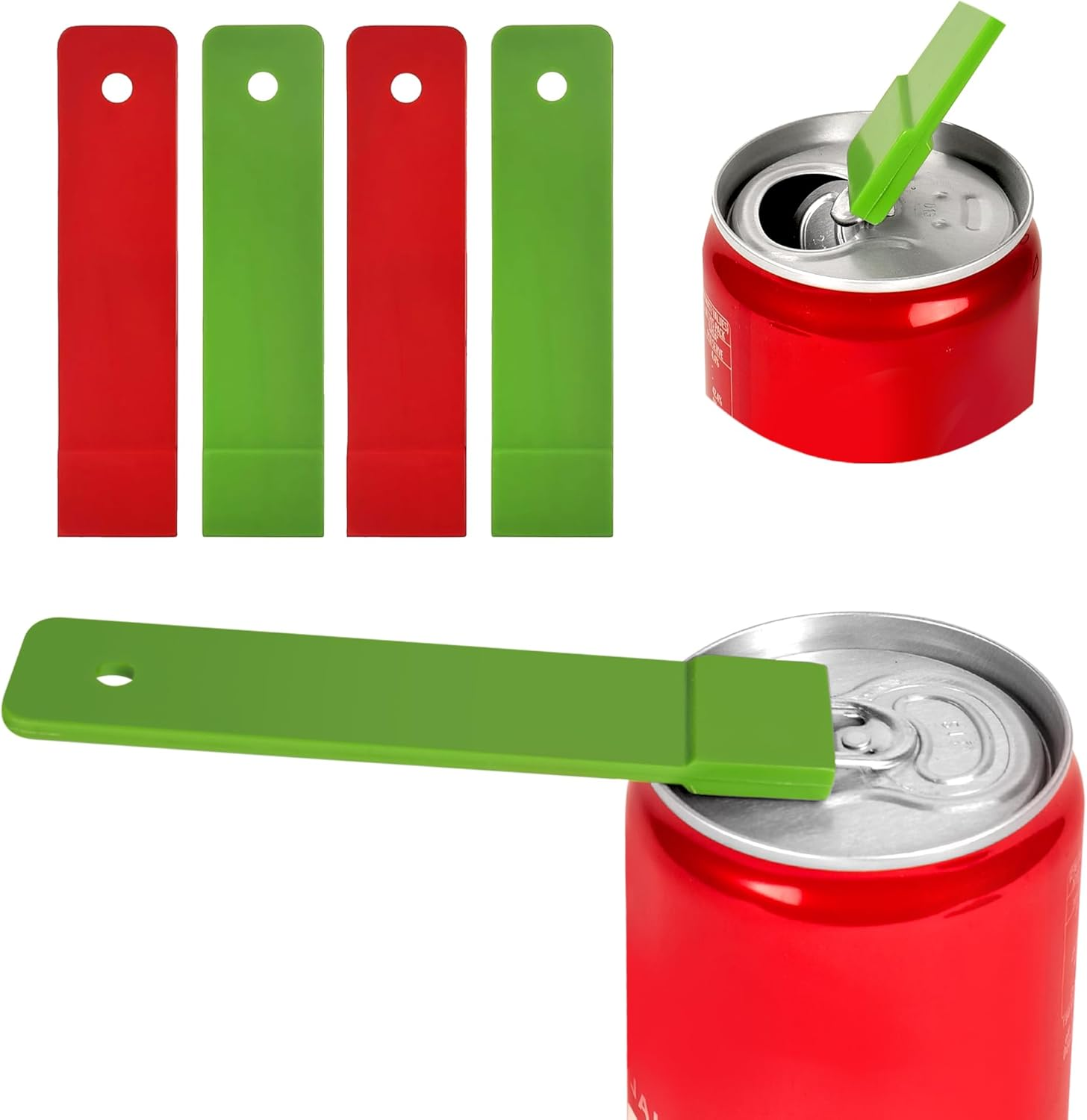 Pop Can Opener &ndash; 4 Pack Beer Can Opener, Soda Can Tab Opener, Party Essential Tool, Great Tool for Bartenders image number 3