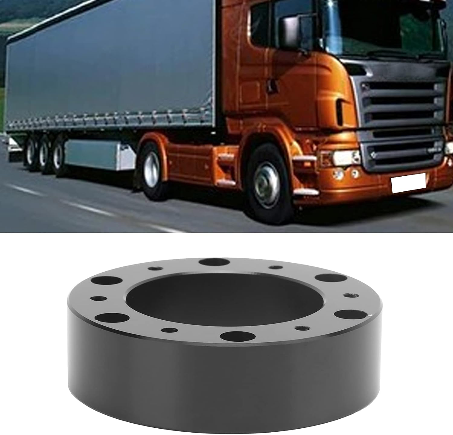 STEERING WHEEL SPACER ALUMINUM ALLOY 1IN INCREASE HEIGHTEN PAD ADAPTER UNIVERSALLY Fit for VEHICLES