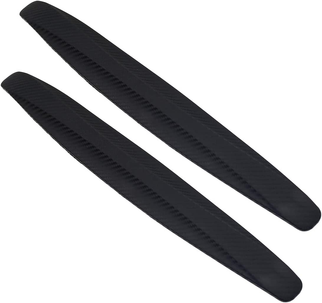 Bokwin 2-Packs Black Anti-Collision Patch Bumper Guard Strip Anti-Scratch Bumper Protector Trim Universal for Cars SUV Pickup Truck image number 6
