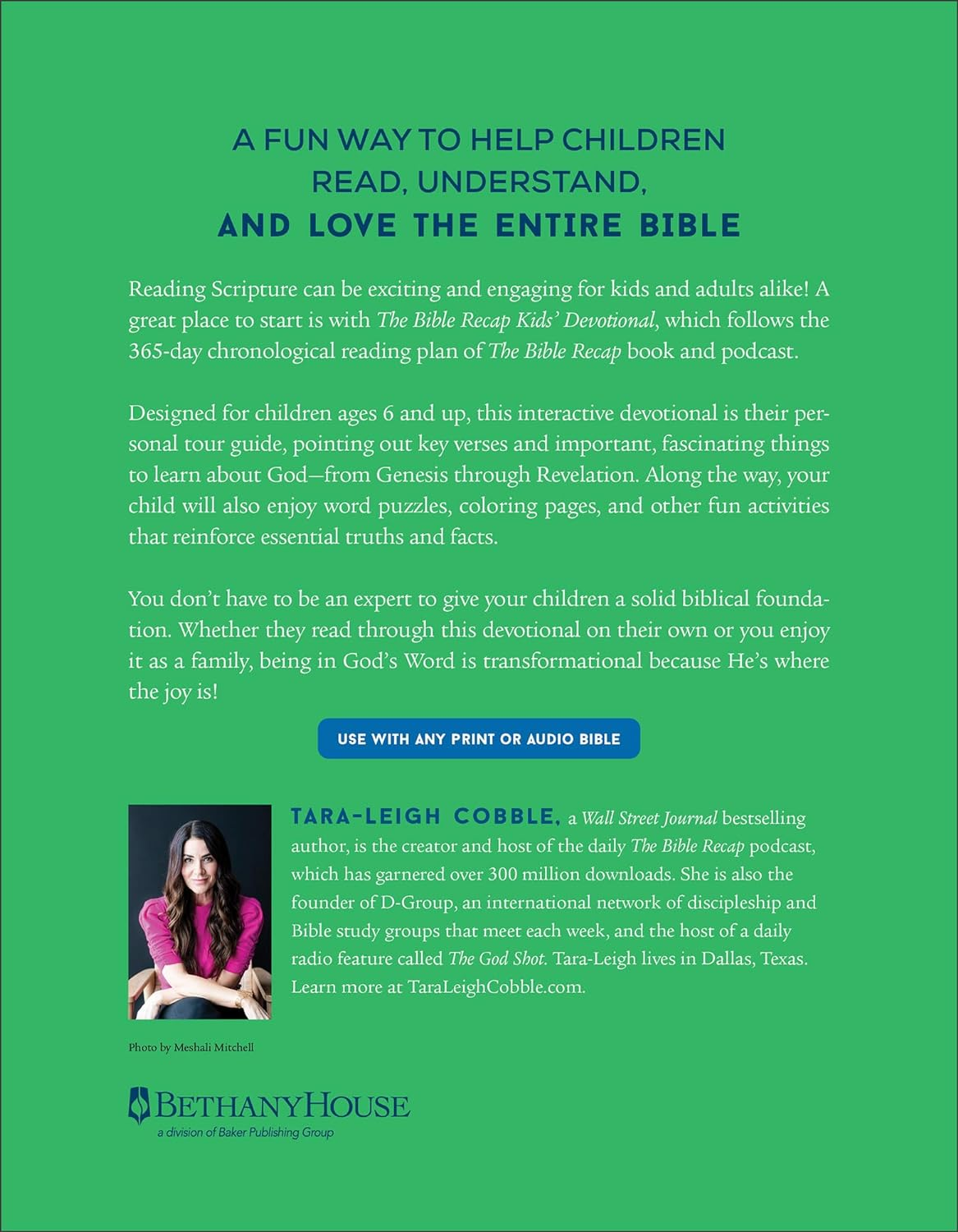 The Bible Recap Kids' Devotional: 365 Reflections and Activities for Children and Families image number 1