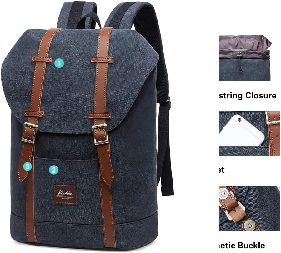 KAUKKO Baby Diaper Bag with Stroller Hook Multi-Function Nylon Large Capacity Travel Backpack for Travel with Many Compartments - 2-Camouflage image number 7