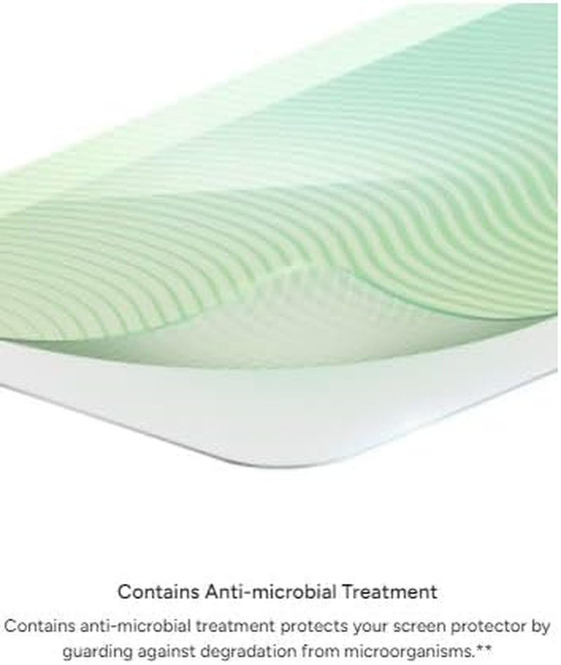 ZAGG Invisibleshield Glass Elite Screen Protector for Google Pixel 8, Smooth Silky Feel, Smudge-Proof, Scratch Resistant, Anti-Microbial, Clear image number 6