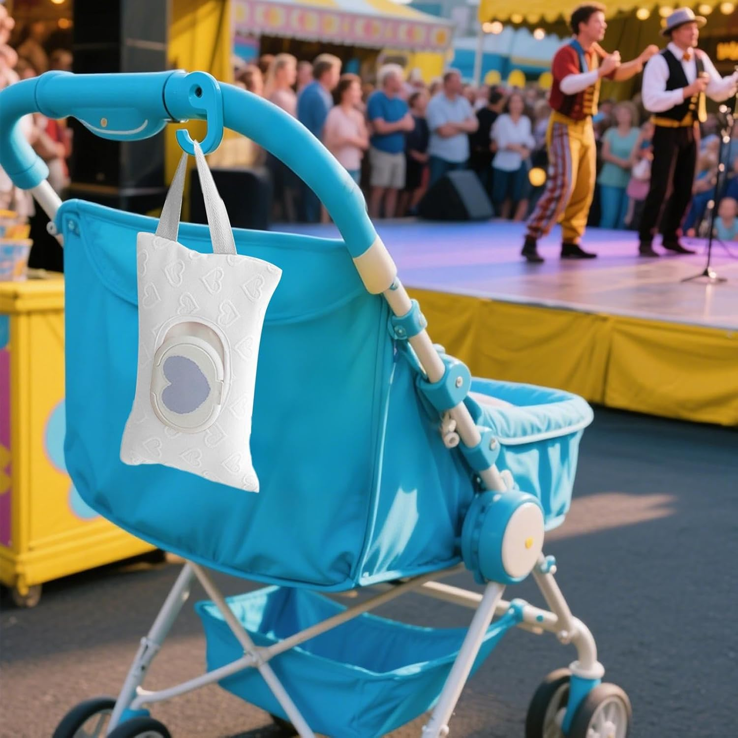 Wipes Dispenser | Tissue Dispenser for Travel | Dustproof Refillable Wet Wipe Dispenser Napkin Container for Car Camping Bathroom Travel Outdoor Picnic image number 4