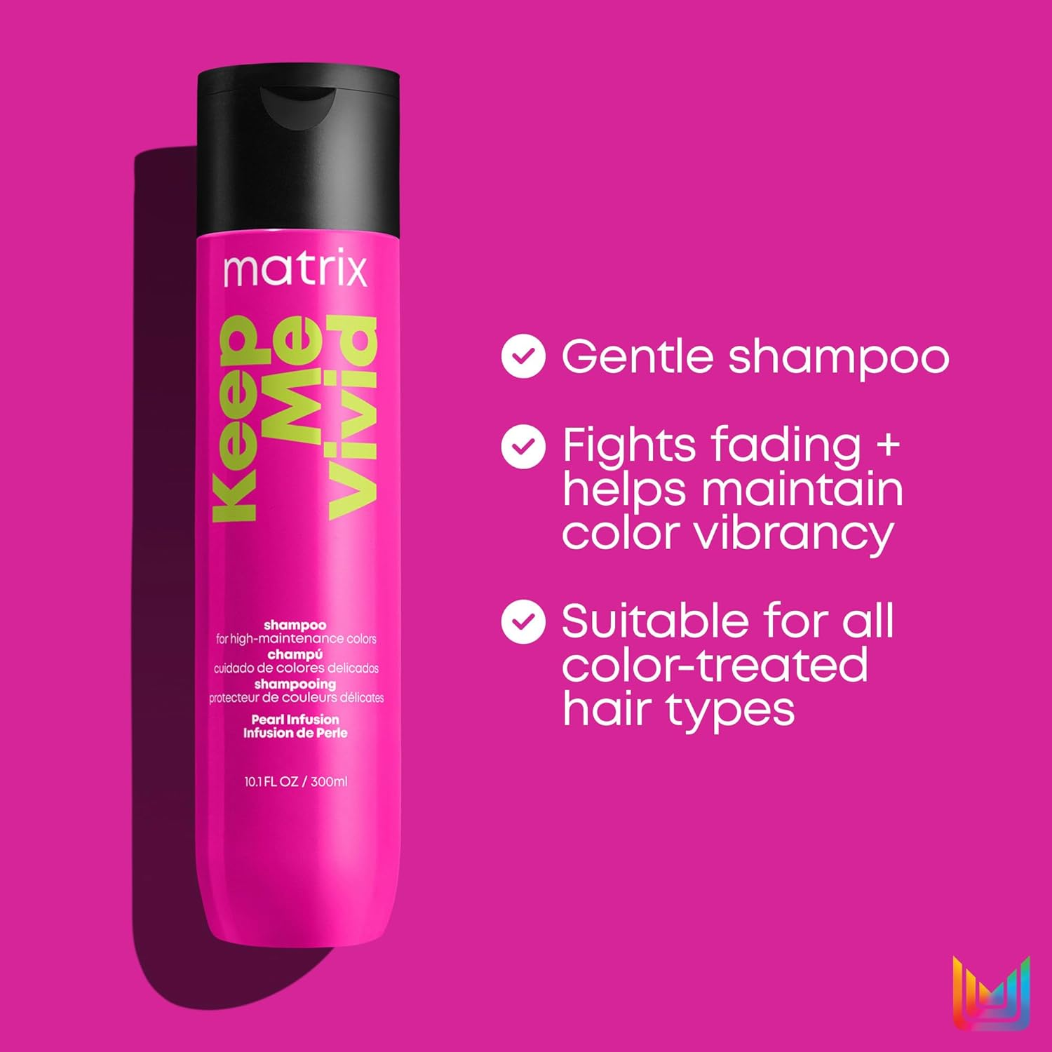 Matrix Total Results Keep Me Vivid Shampoo, 300 Ml image number 4