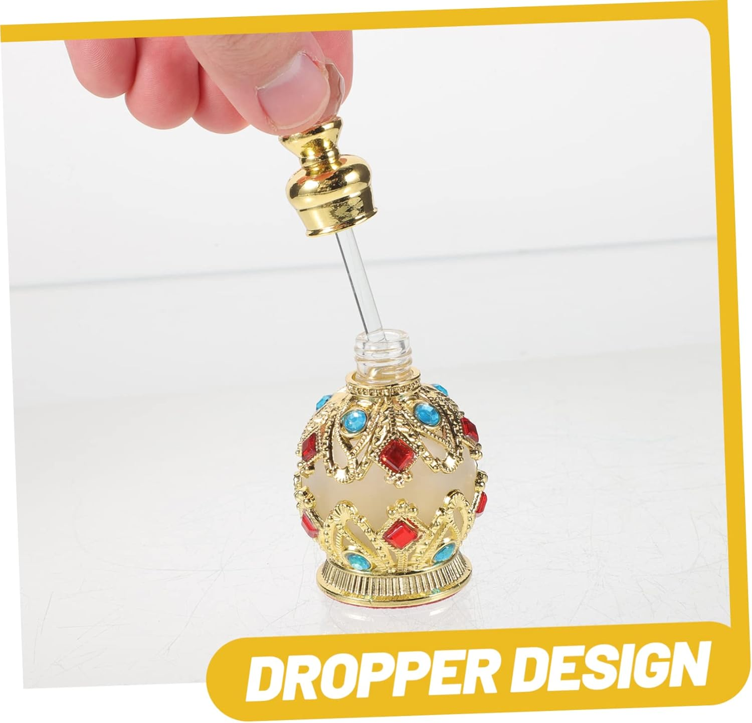 BESPORTBLE Empty Perfume Bottle Glass Bottle Portable Refillable for Travel Perfume and Aromatherapy Oil image number 6