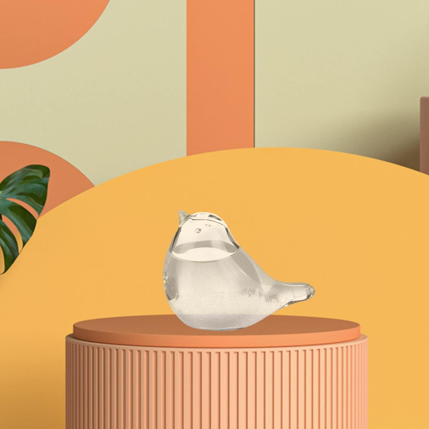 Desktop Weather Forecast Bottle,Storm Glass Weather Station Bird Forecaster - Desktop Weather Forecast Bottle Weather Predicting Globe Storm Glass Cloud image number 6