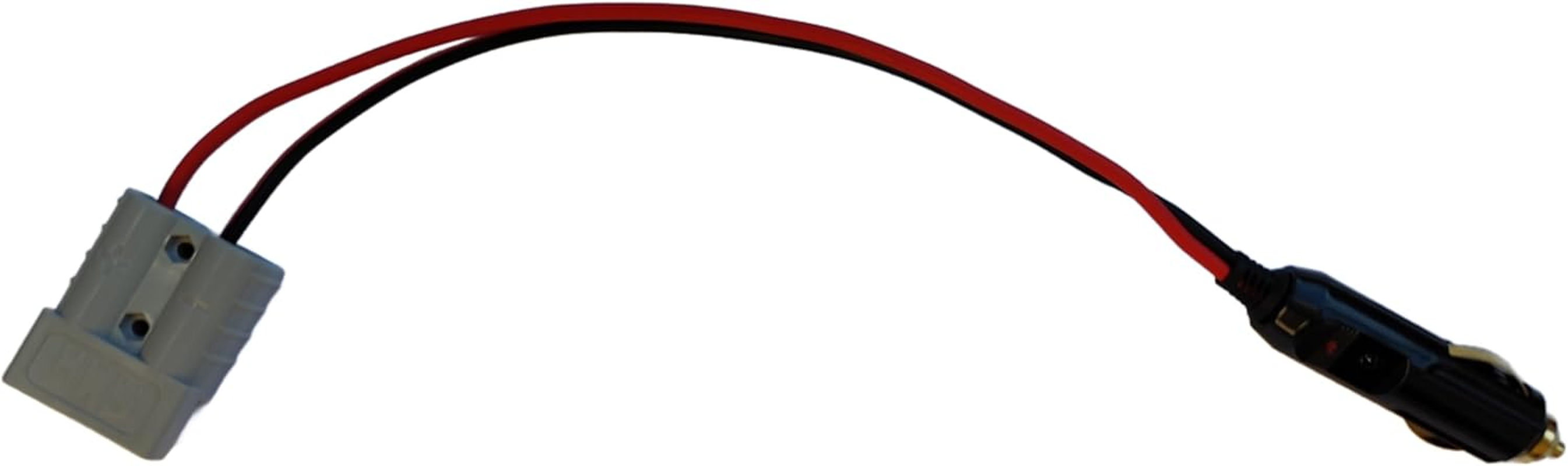 Solar Cable Anderson Plug to Cigarette Lighter Plug. Customized Length. (1M) image number 2
