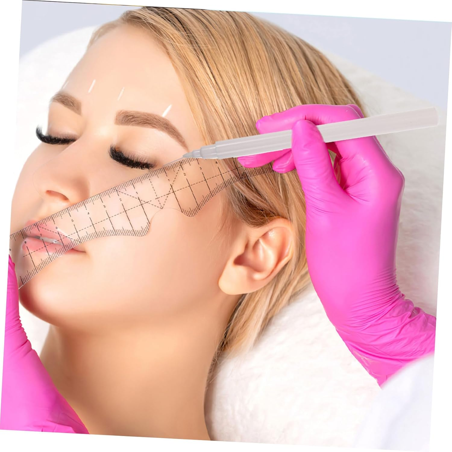 MERRYHAPY 4Pcs Accurate Tattoo Face Markers Skin Marking Pen for Temporary Piercing image number 6