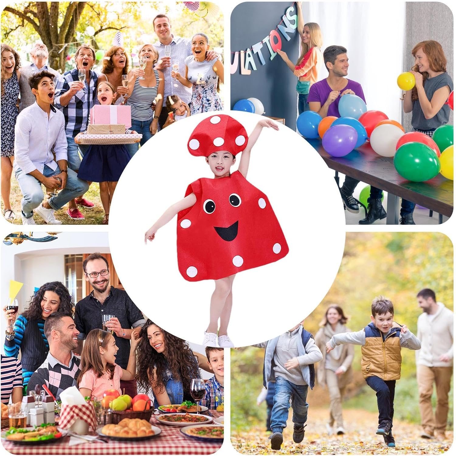 Kids Cosplay Outfit,Fruit Vegetable Design Halloween Dress up Outfit | Children'S Day Performance Costume, Creative Dance Outfit for Halloween, Theme, Stage Performance