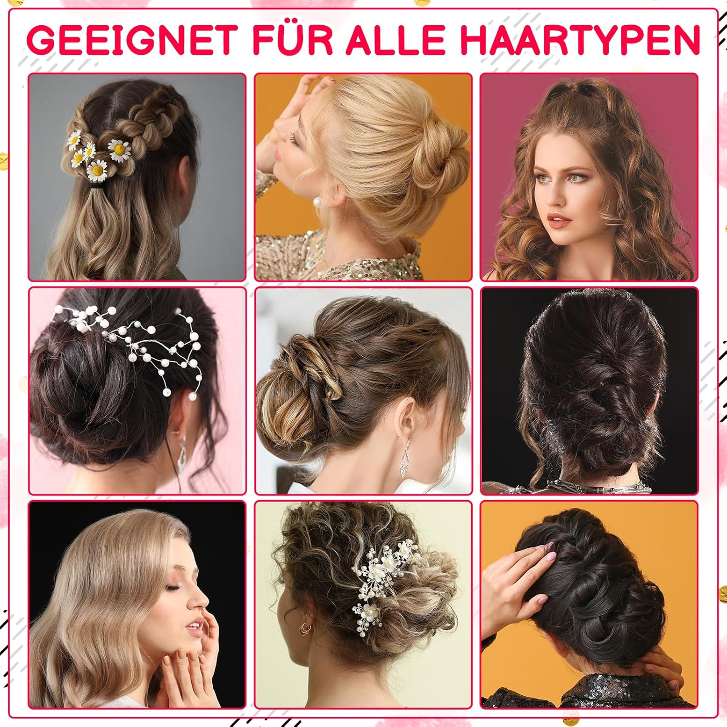 Dusaniyali 600 Piece Hair Pins Set, Metal Wavy Shape Hair Clips, Hairpin Black and Brown, U Hair Clips, Bun Pins, Hair Accessories with Storage Box image number 3