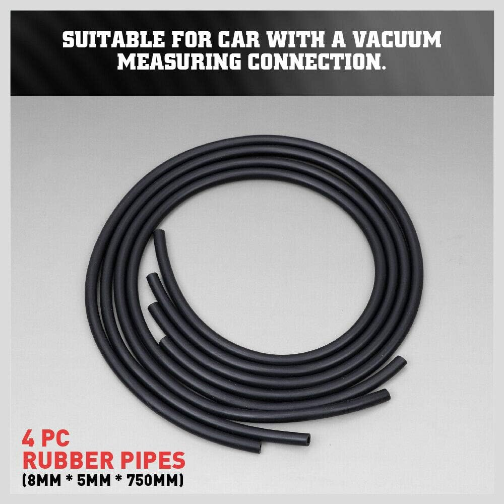 Fuel Vacuum Carburetor Synchronizer Kit Carb Sync Gauge Set Adjustable Balancer image number 2