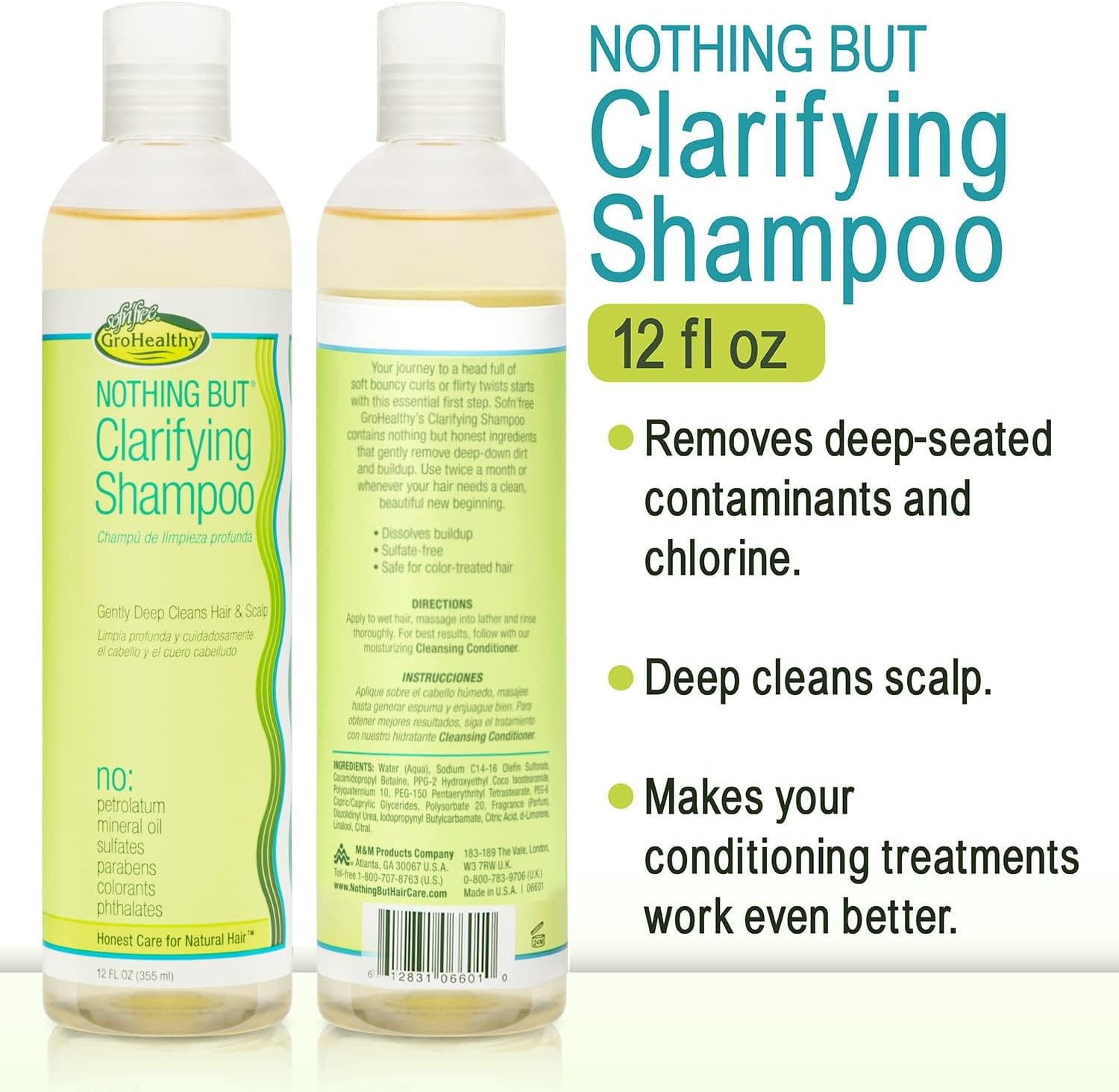 Nothing but Clarifying Shampoo 12 Fl Oz image number 1