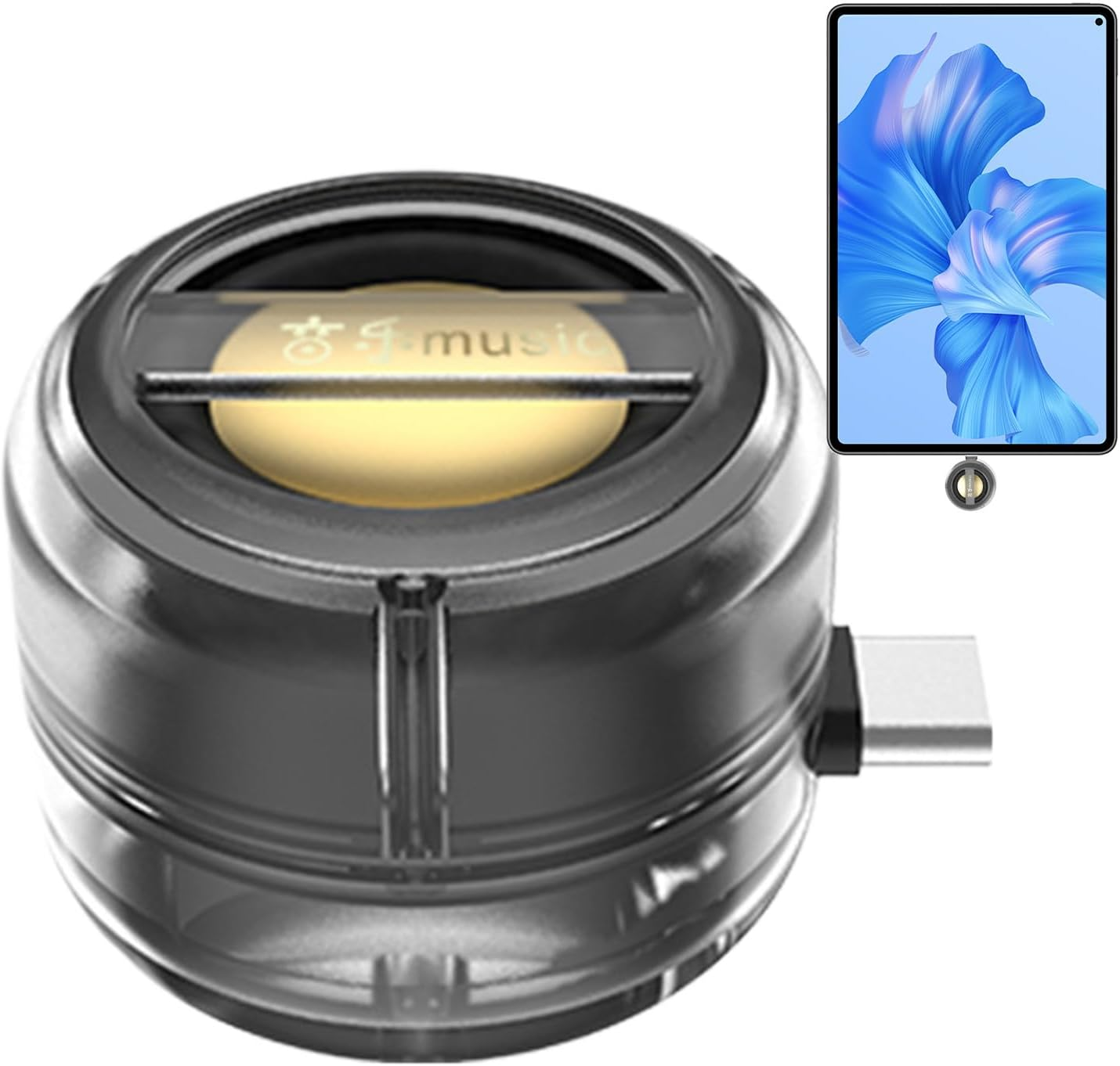 Small Speaker - Compact Sound Enhancer | Mobile Phone Audio Amplifier Plug-And-Play, Portable Music Player for Cycling Camping image number 1