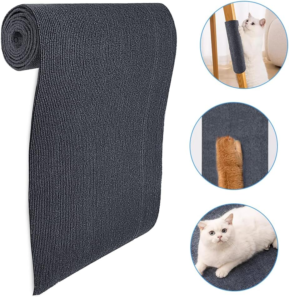 Pack of 2 Climbing Cat Scratcher, Cat Scratching Mat, Cat Scratching Boards, Cat Scratching Board Wall, Scratch Protection Cat Scratching Mat for Furniture Protection, Protects Carpets (30 X 100 Cm, image number 1
