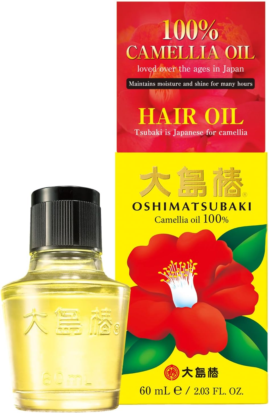 Oshima Tsubaki Oil 60Ml image number 2