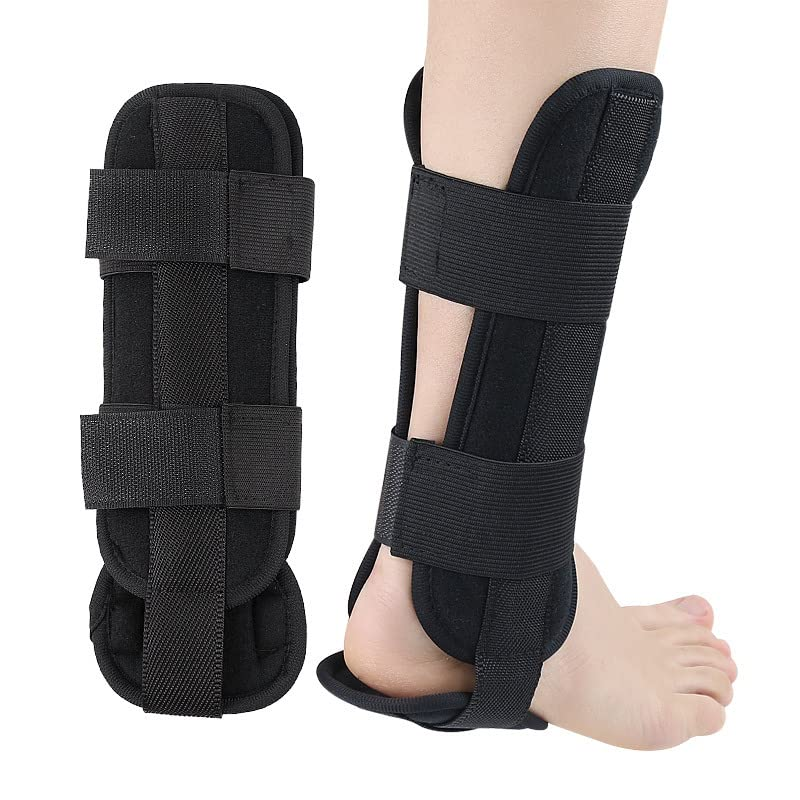 Ankle Brace,Ankle Splint for Injury Recovery & Tendonitis Relief,Ankle Support Brace, Adjustable Lace up Ankle Stabilizer Support