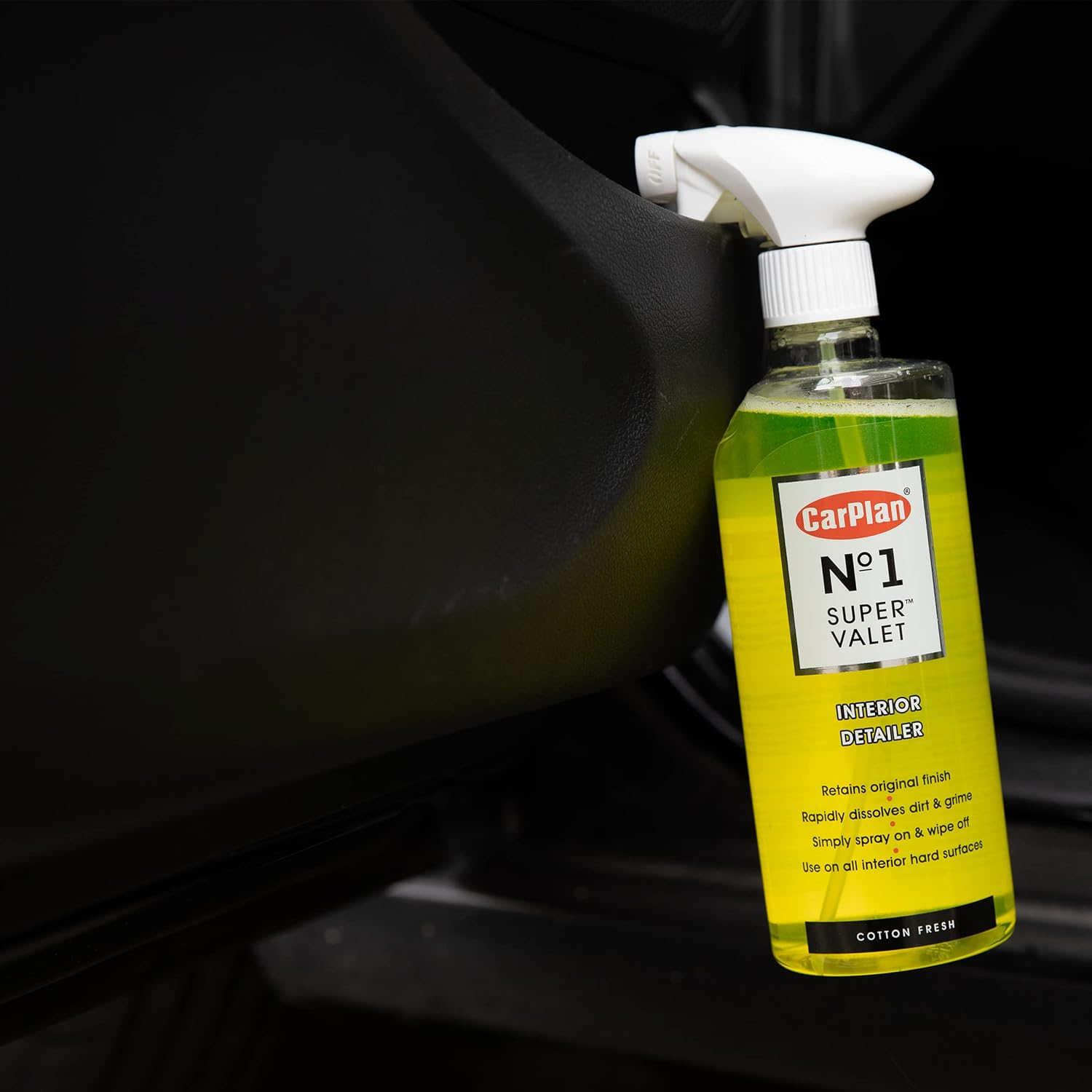 Carplan No.1 Super Valet Car Interior Cleaner, 600 Ml image number 3